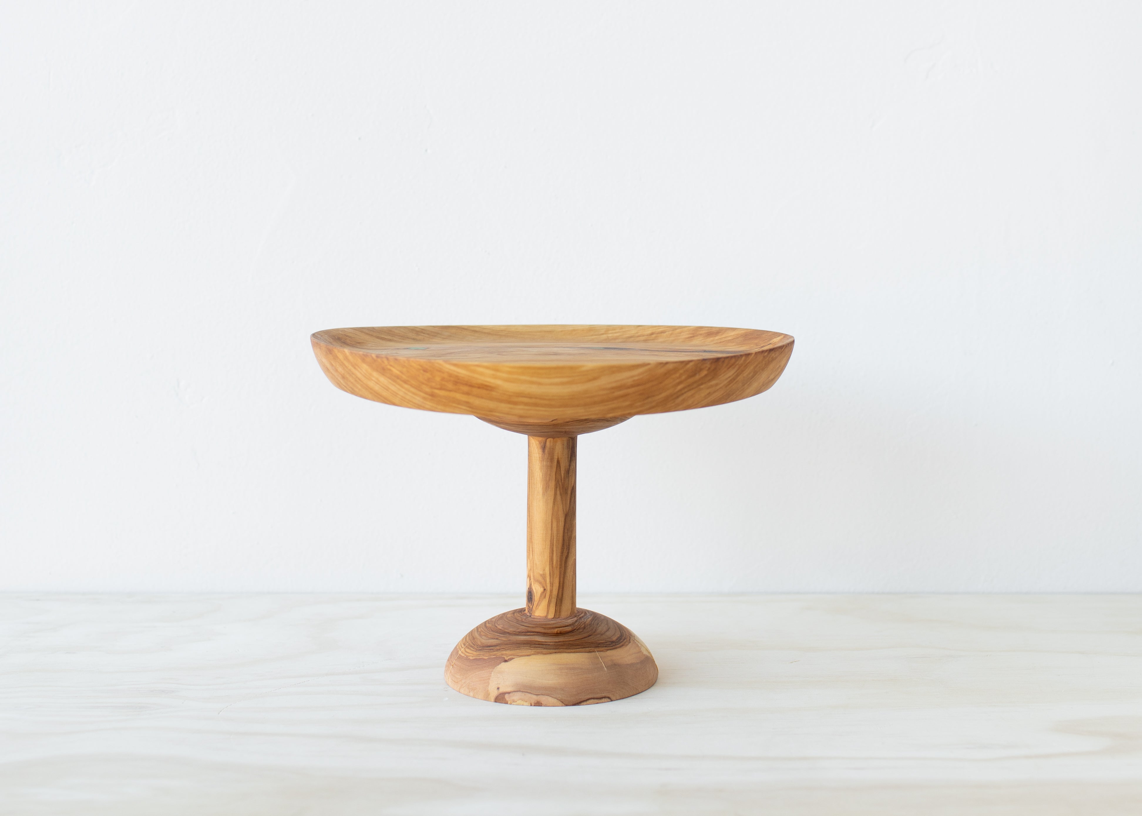Olive Wood Cake Stand