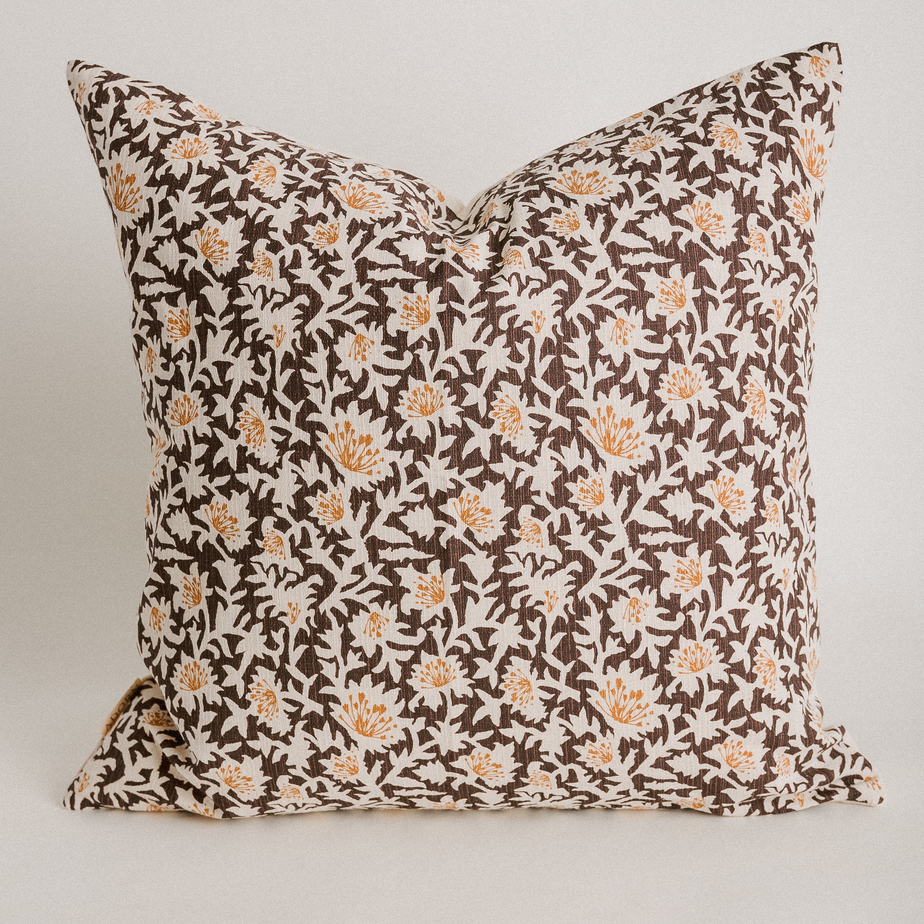 Block Print Pillow Cover - October Walks