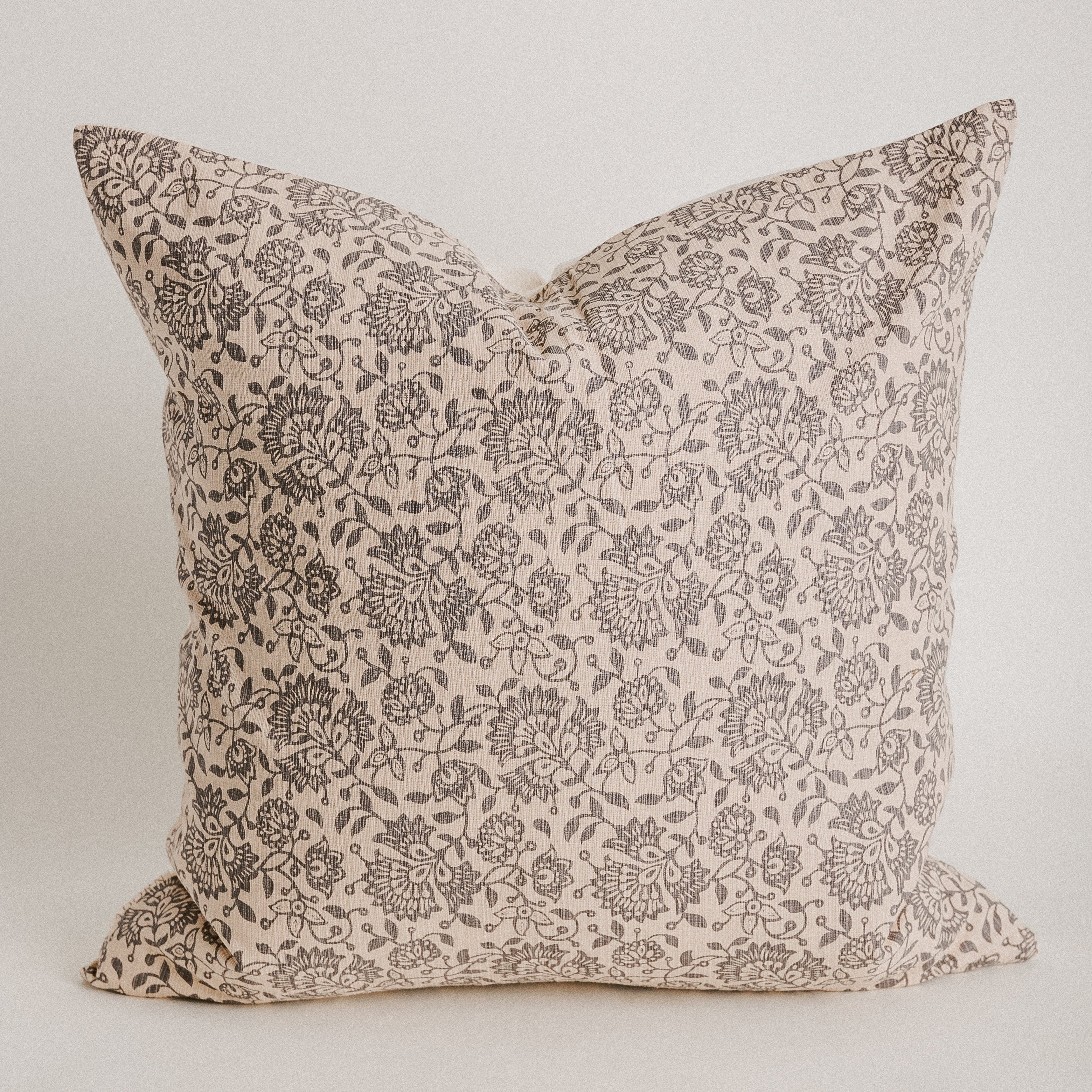 Block Print Pillow Cover - Winter Wanders