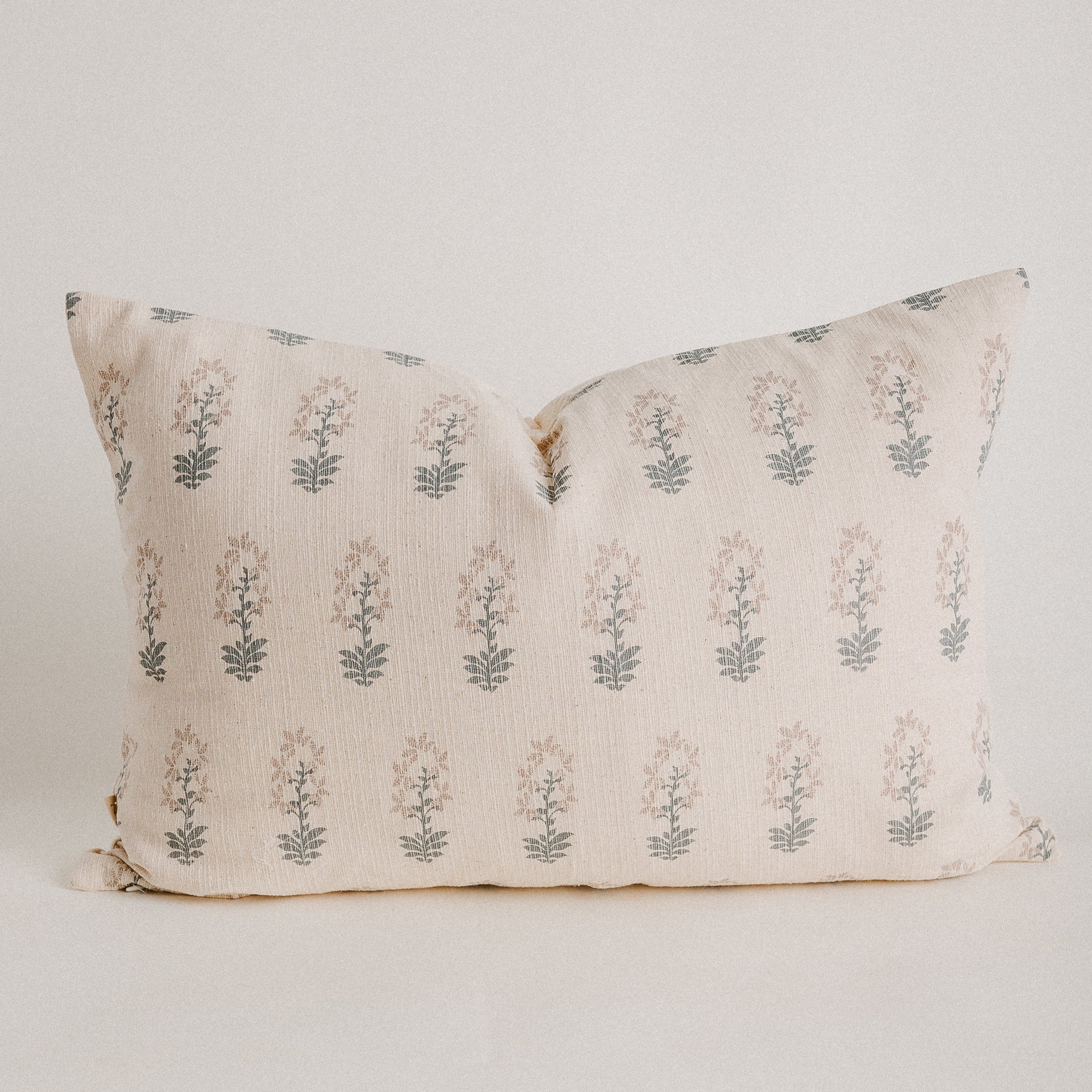 Block Print Pillows Cover - April Blooms