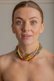Candy Necklace - Watermelon Jade