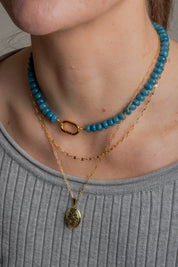 Candy Necklace - Blue Raspberry Jade