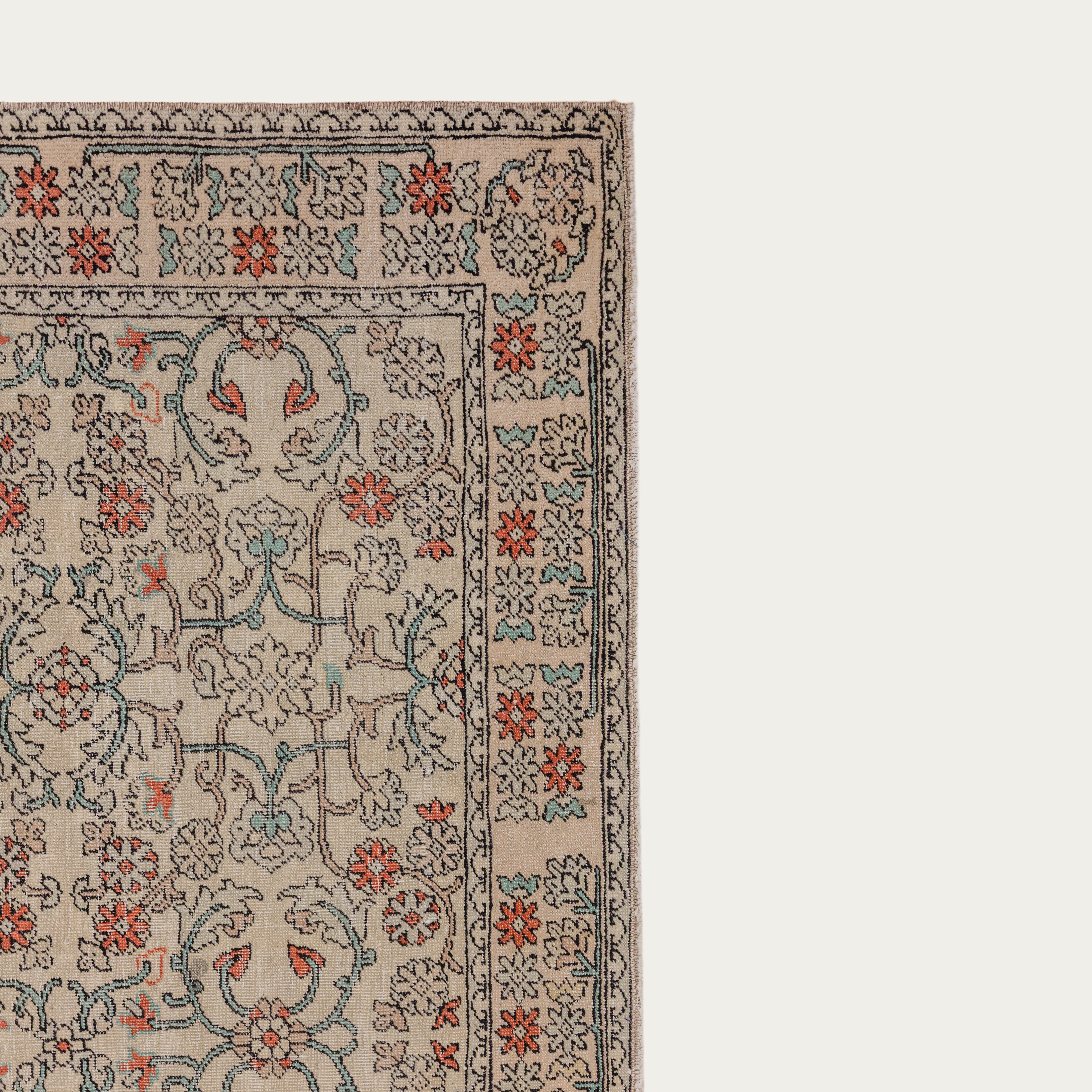 Block Print Carpet 3'9" x 5'8"