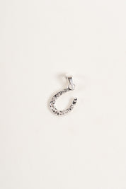 Hammered Horseshoe Pendant