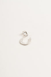 Hammered Horseshoe Pendant