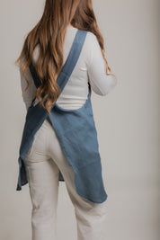 Linen Crossback Apron