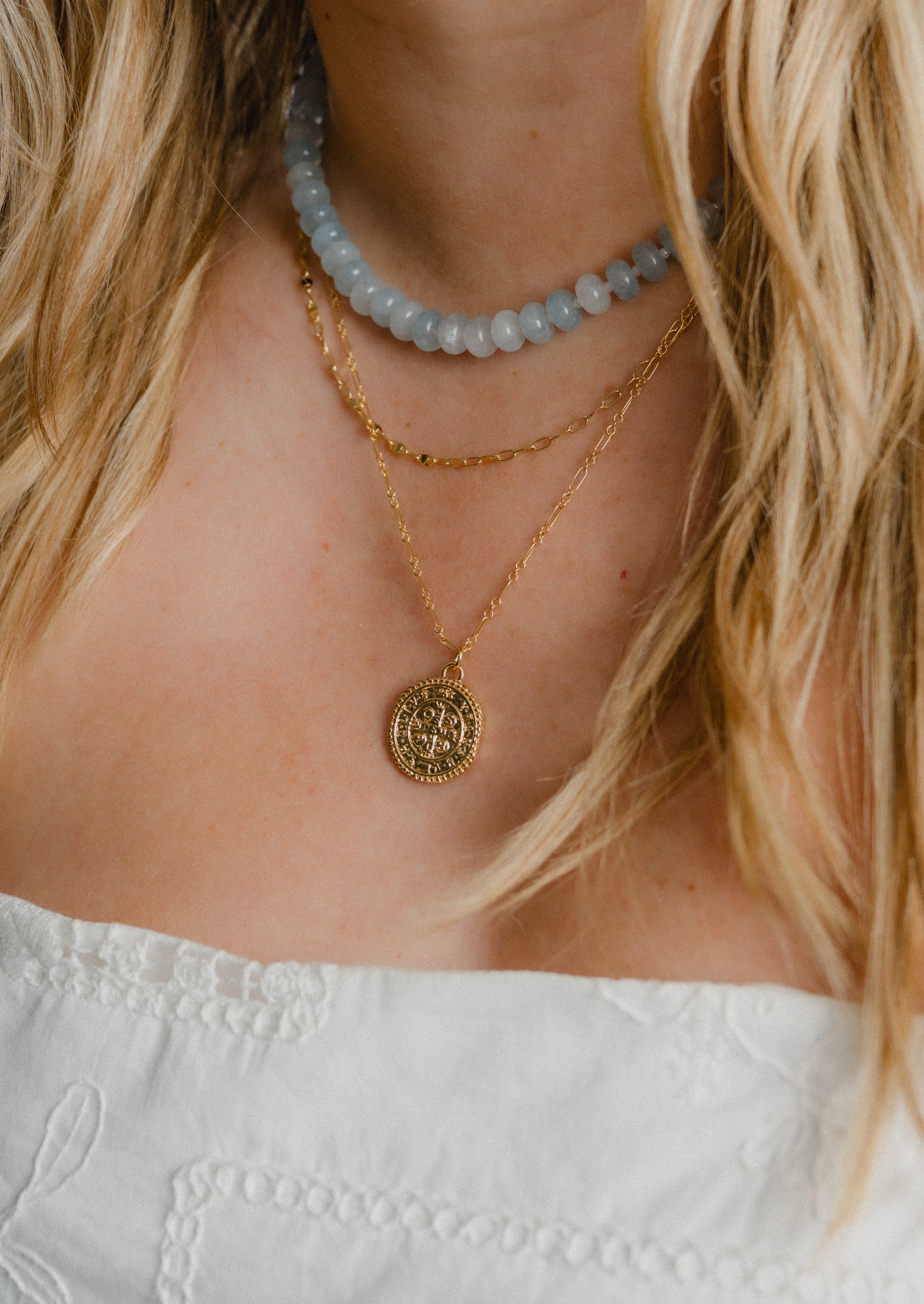 Candy Necklace - Blueberry Jade
