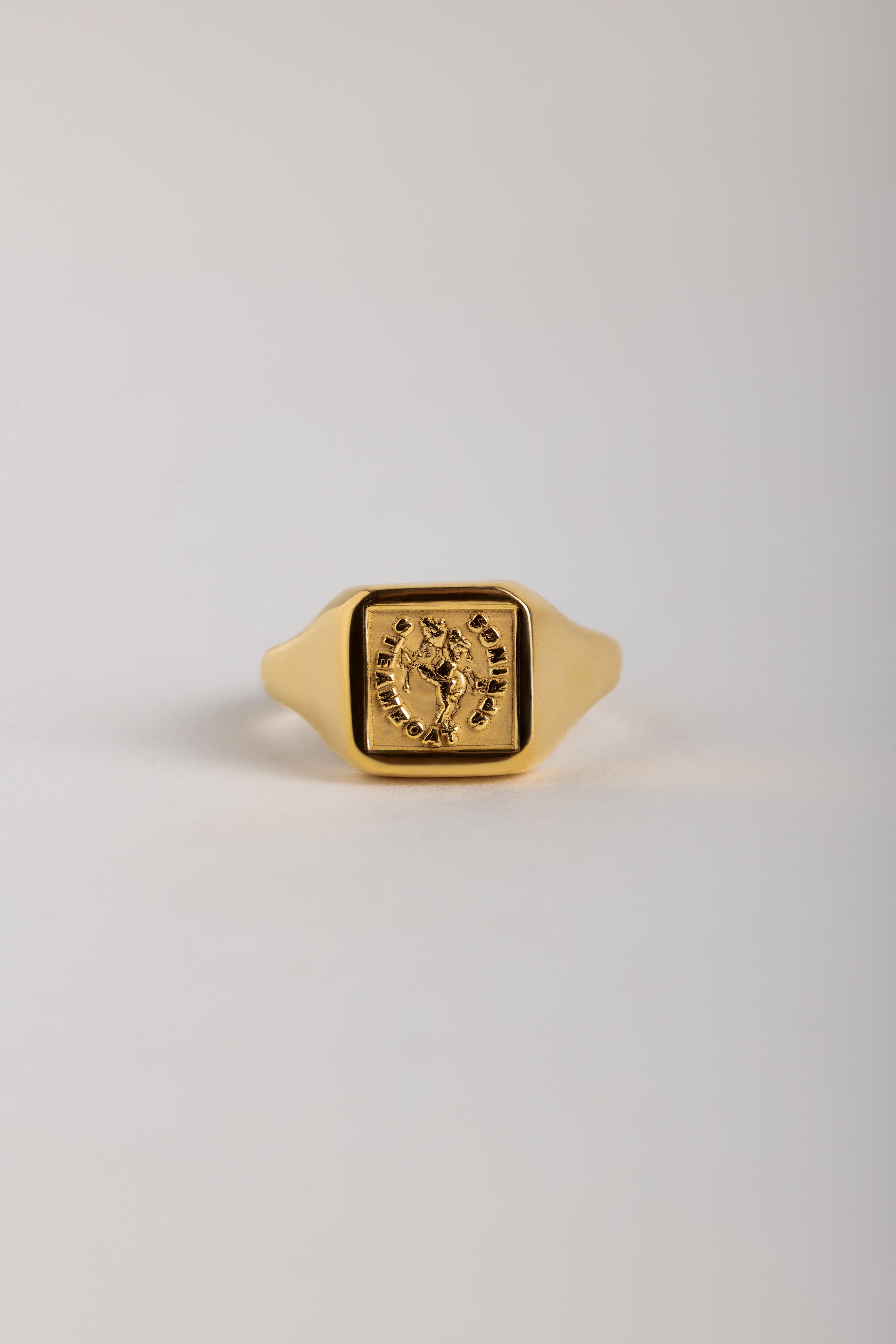 Giddy Up Signet Ring