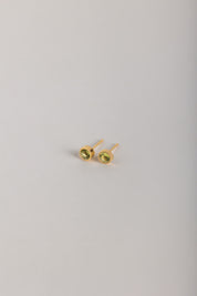 Peridot Stud Earring