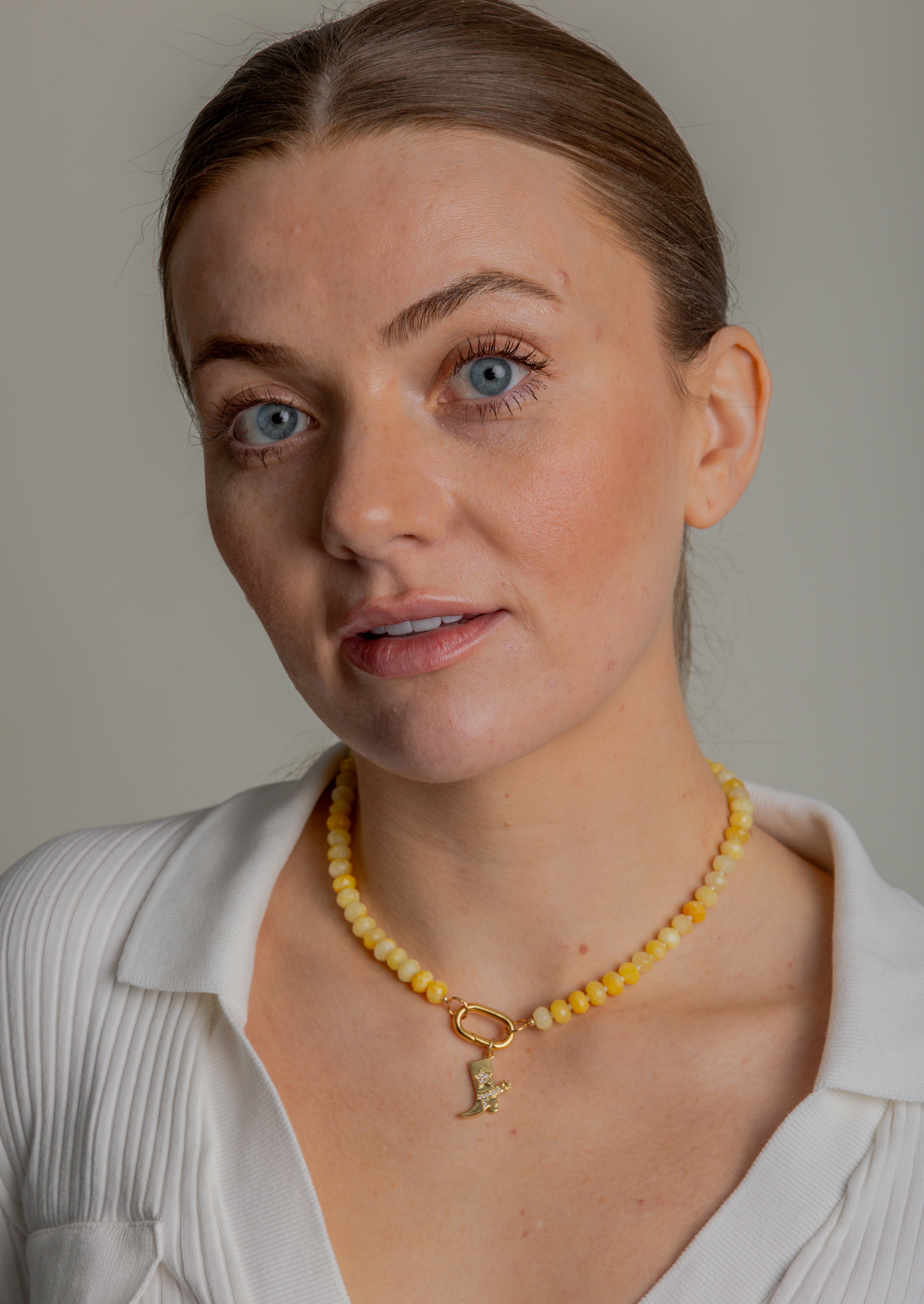 Candy Necklace - Pineapple Jade