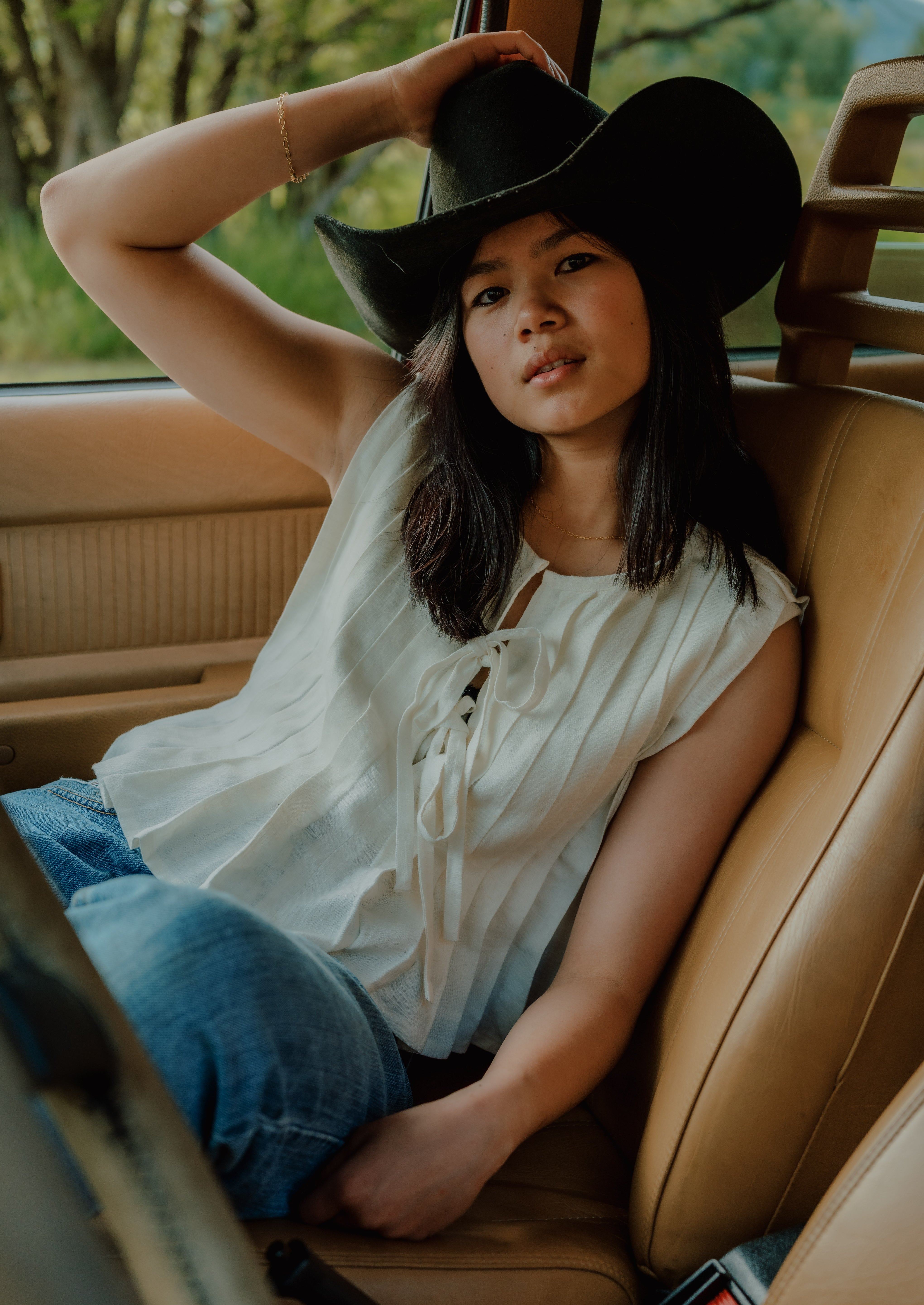 Peyton's Pleats & Bows Shirt