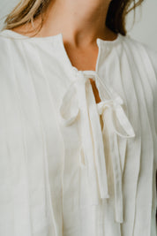 Peyton's Pleats & Bows Shirt