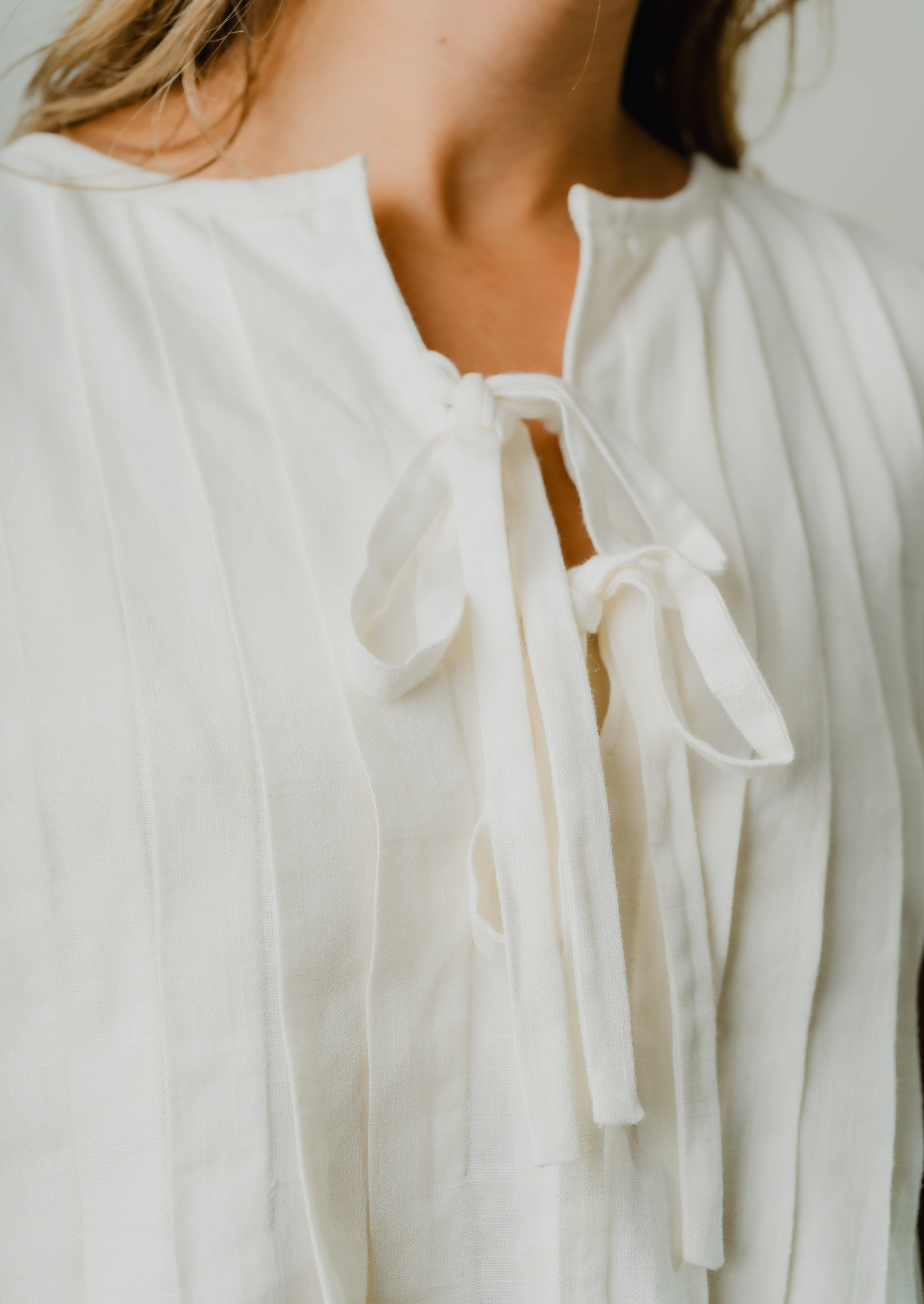 Peyton's Pleats & Bows Shirt