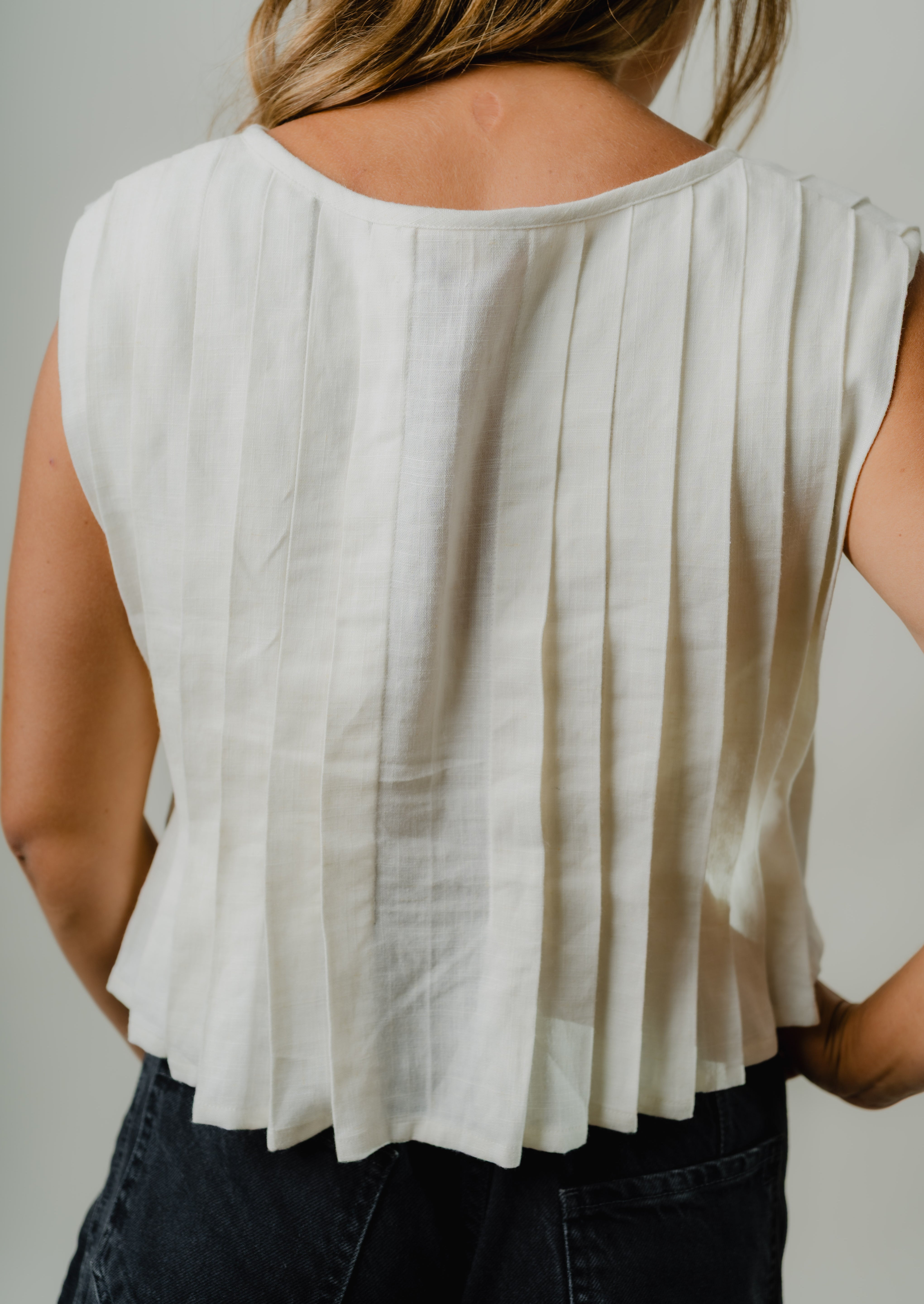 Peyton's Pleats & Bows Shirt