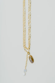 Ivy + Pearl Link Necklace