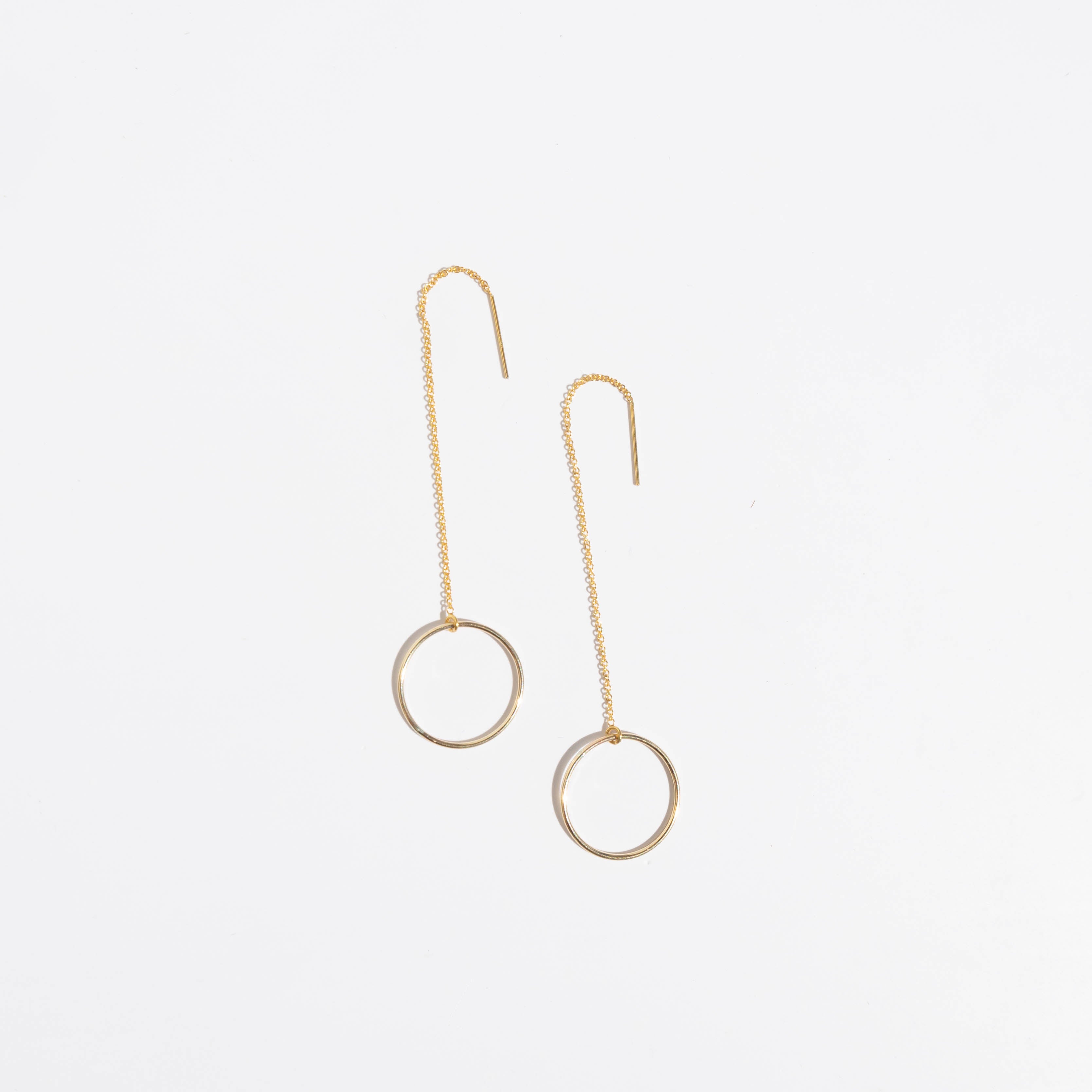 Circle Threader Earrings