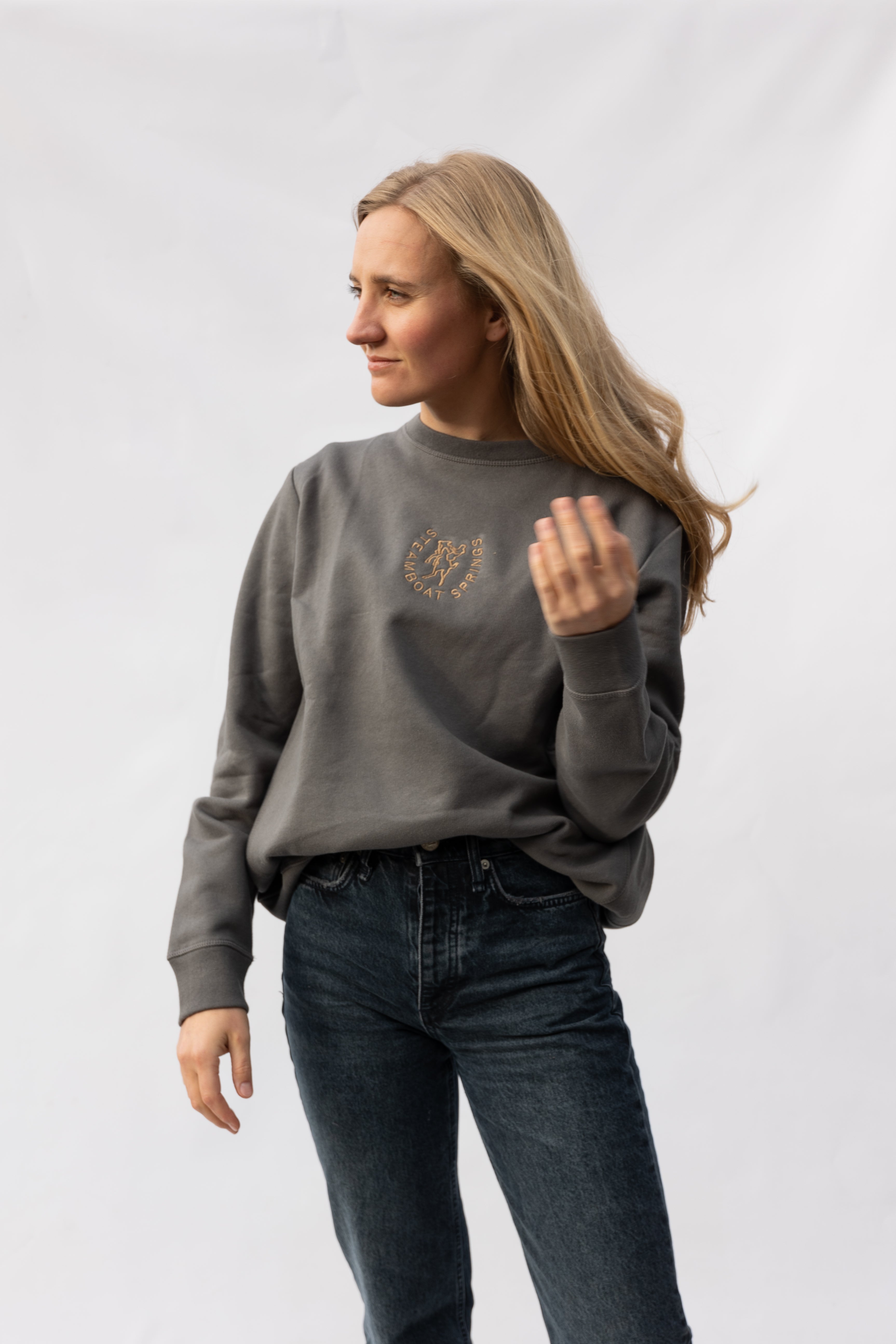 Steamboat Horseshoe Crewneck