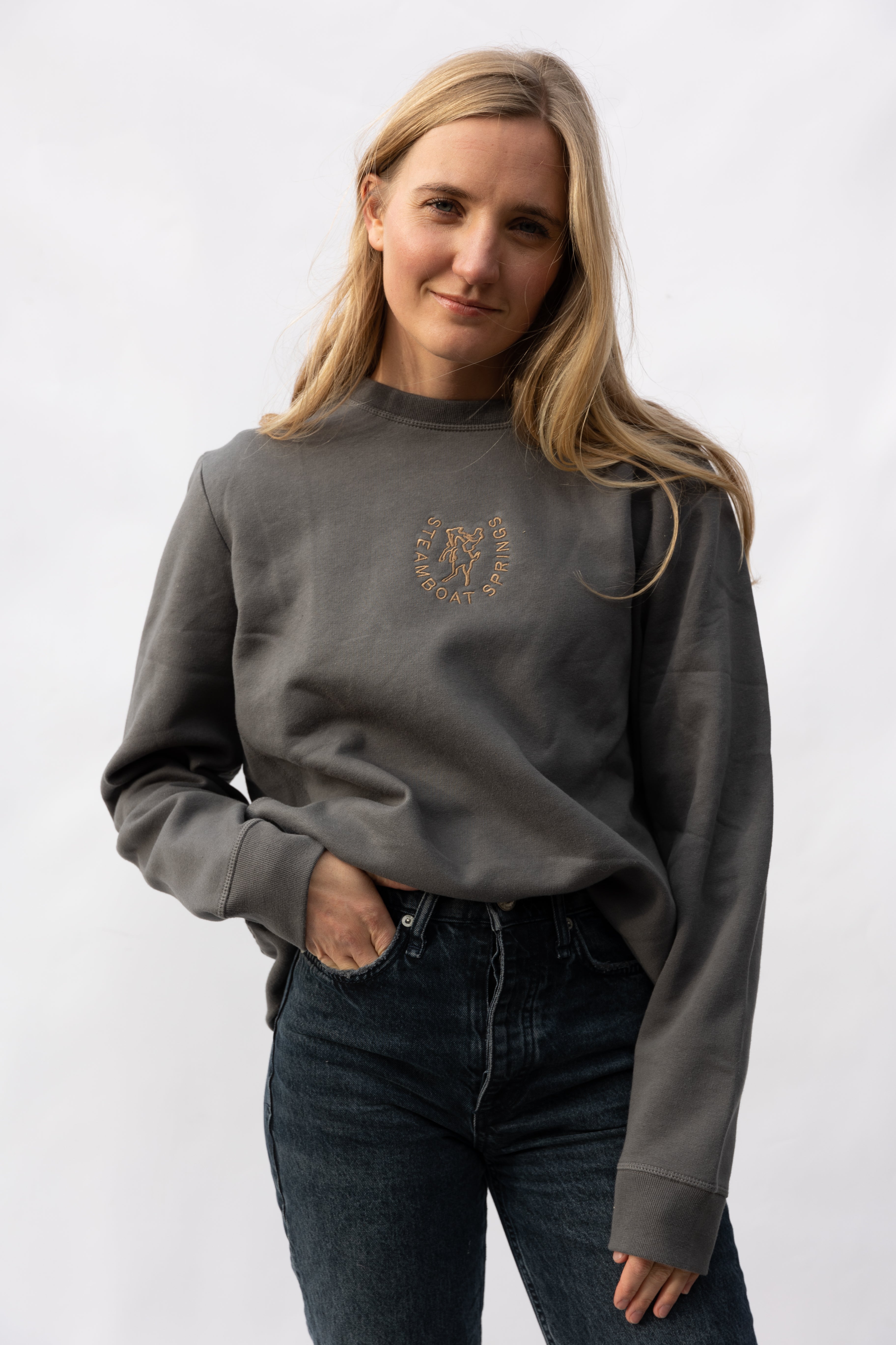 Steamboat Horseshoe Crewneck