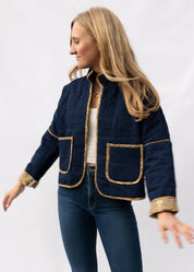 Denim Quilted Jacket