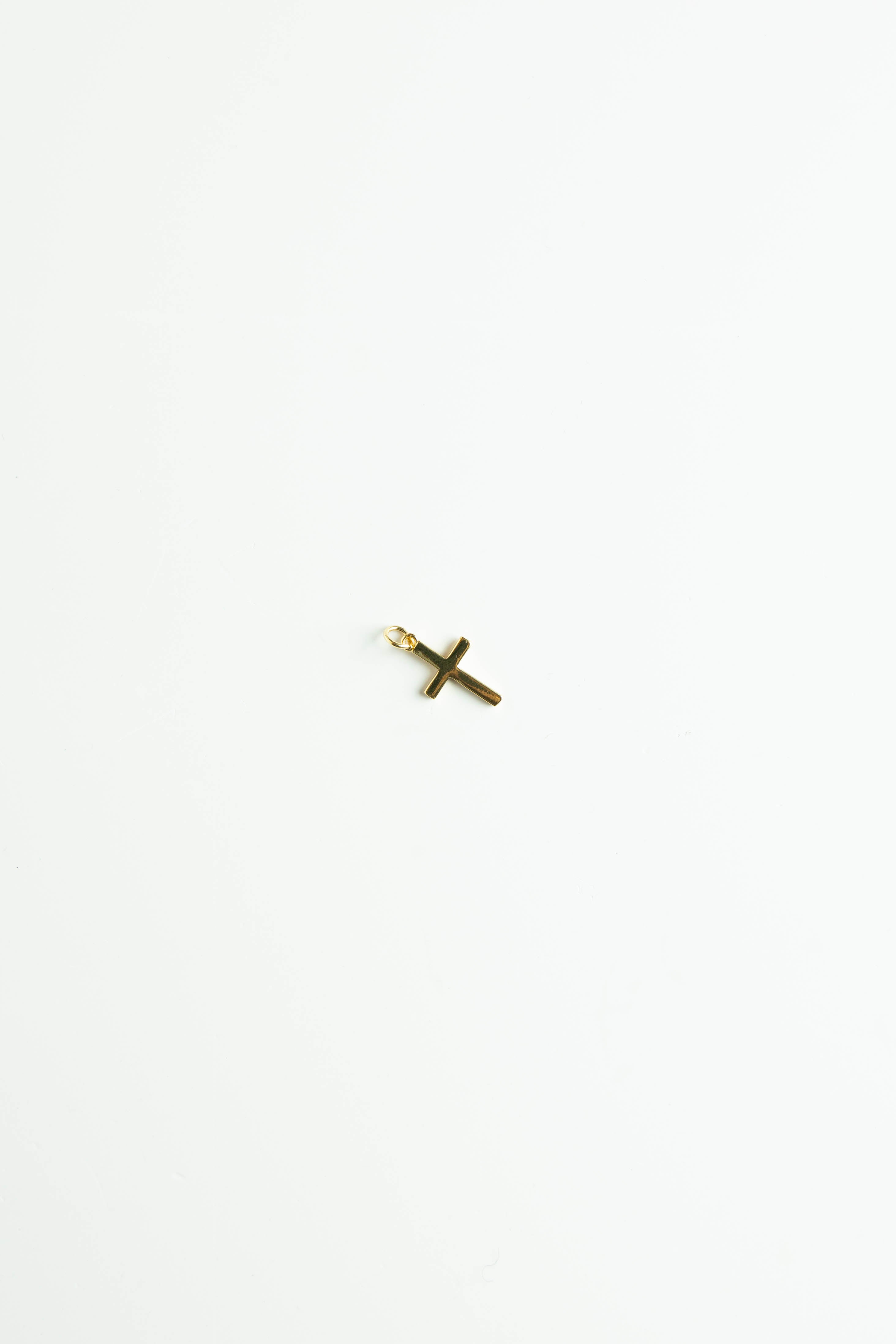 Minimalist Cross Charm