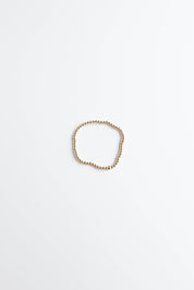 Small Gold Beaded Stretchy Bracelet