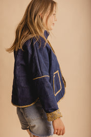 Denim Quilted Jacket