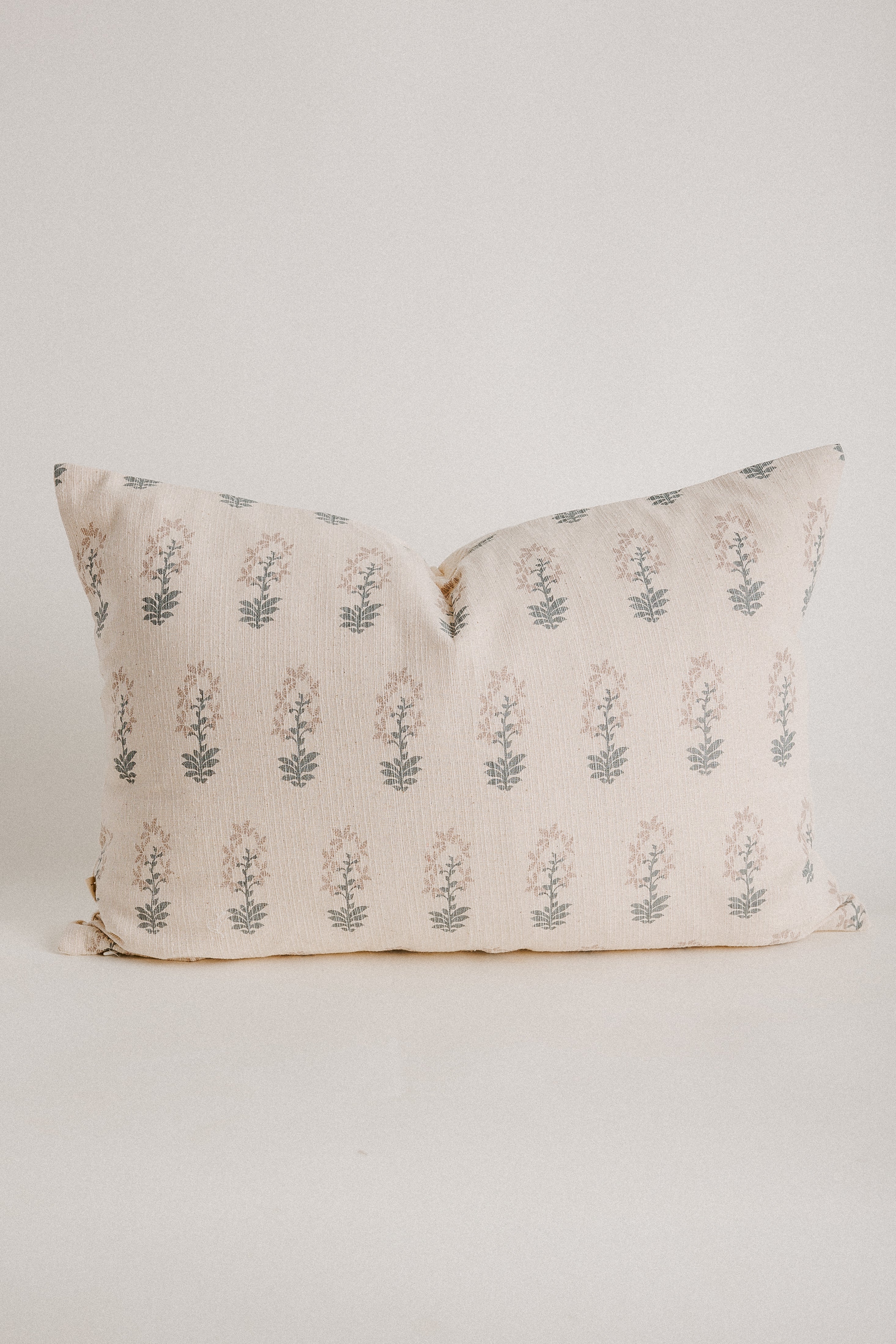 Block Print Pillows - April Blooms