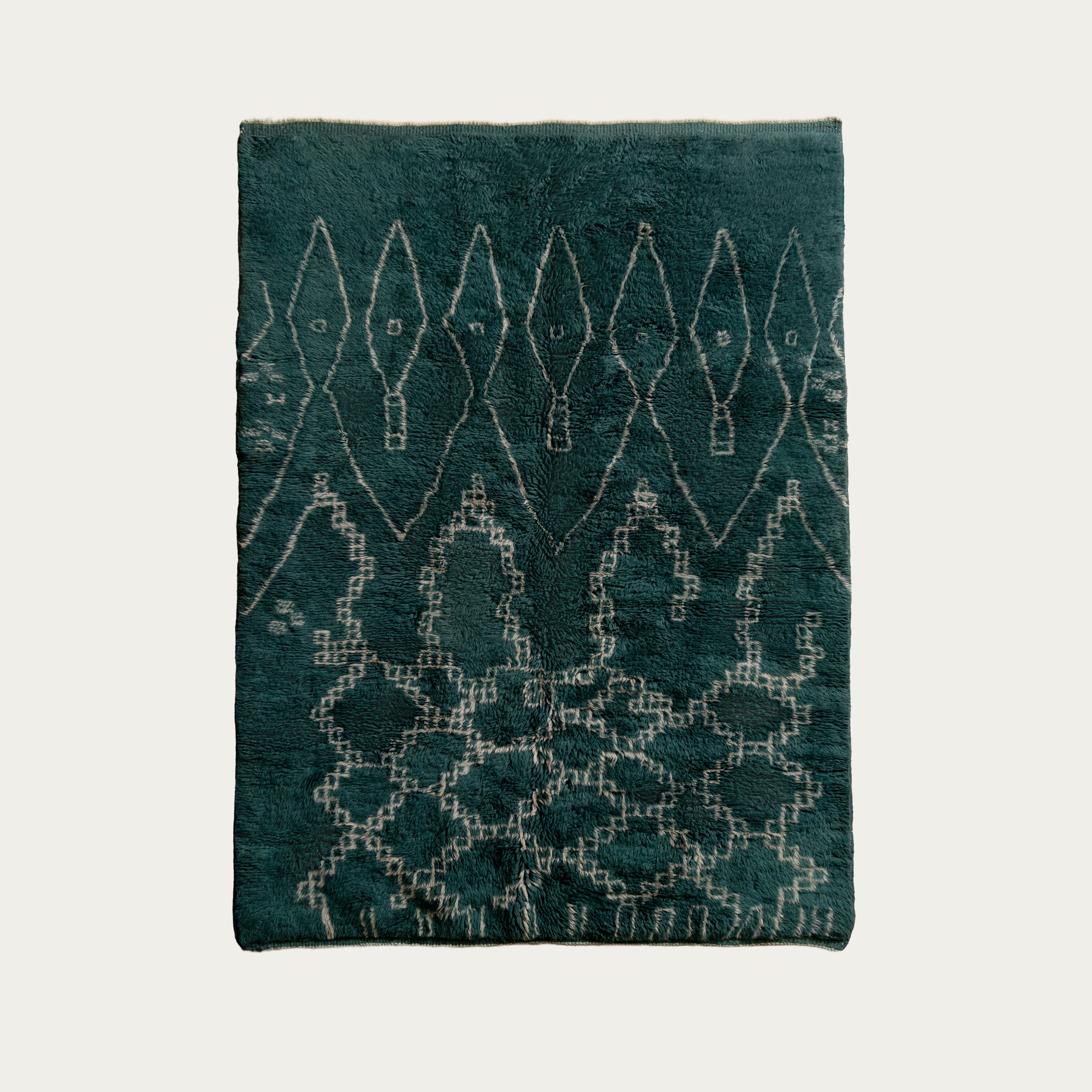 Constellation Carpet - Turquoise + Grey