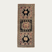 Navy Lilacs Runner 2'10" x 7'