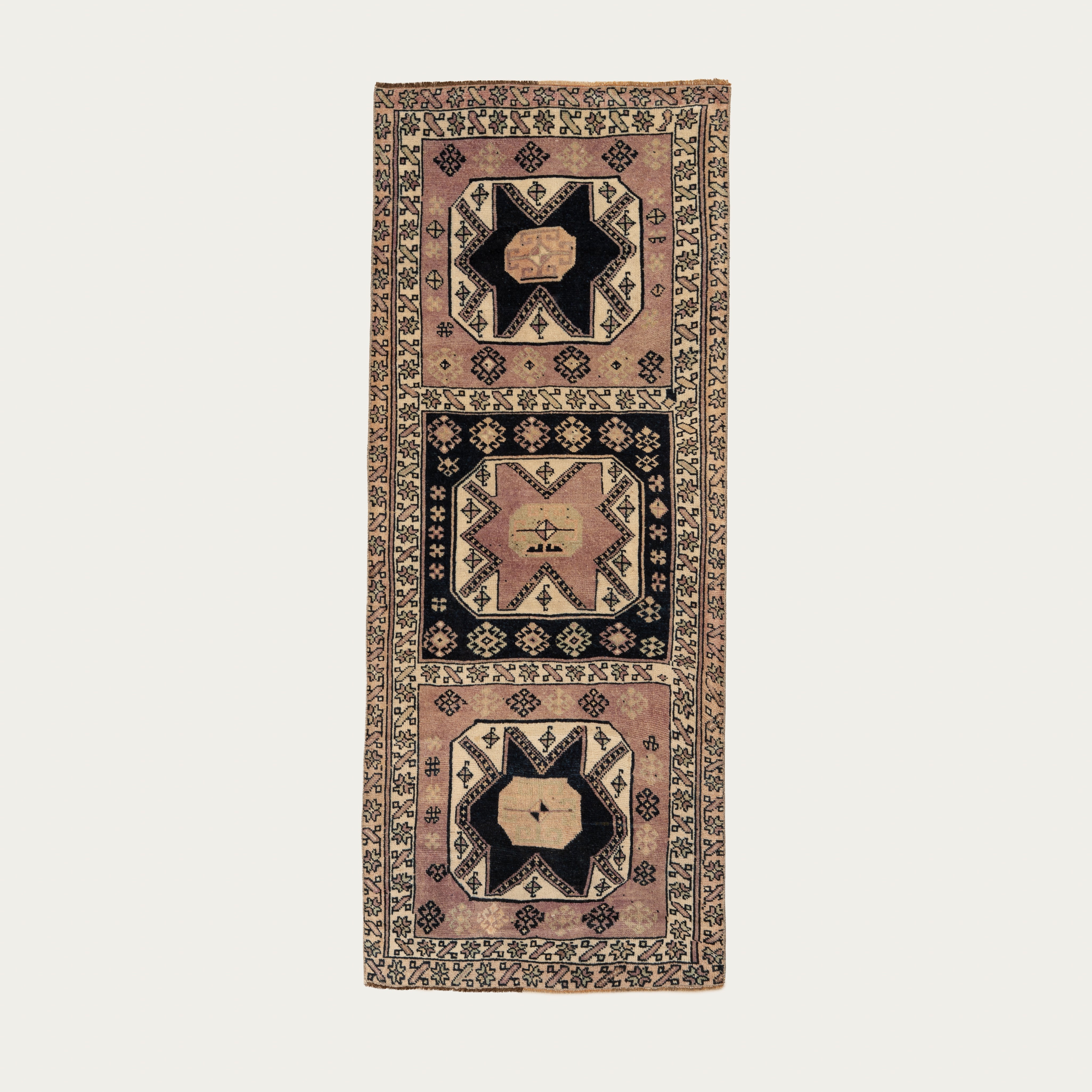 Navy Lilacs Runner 2'10" x 7'