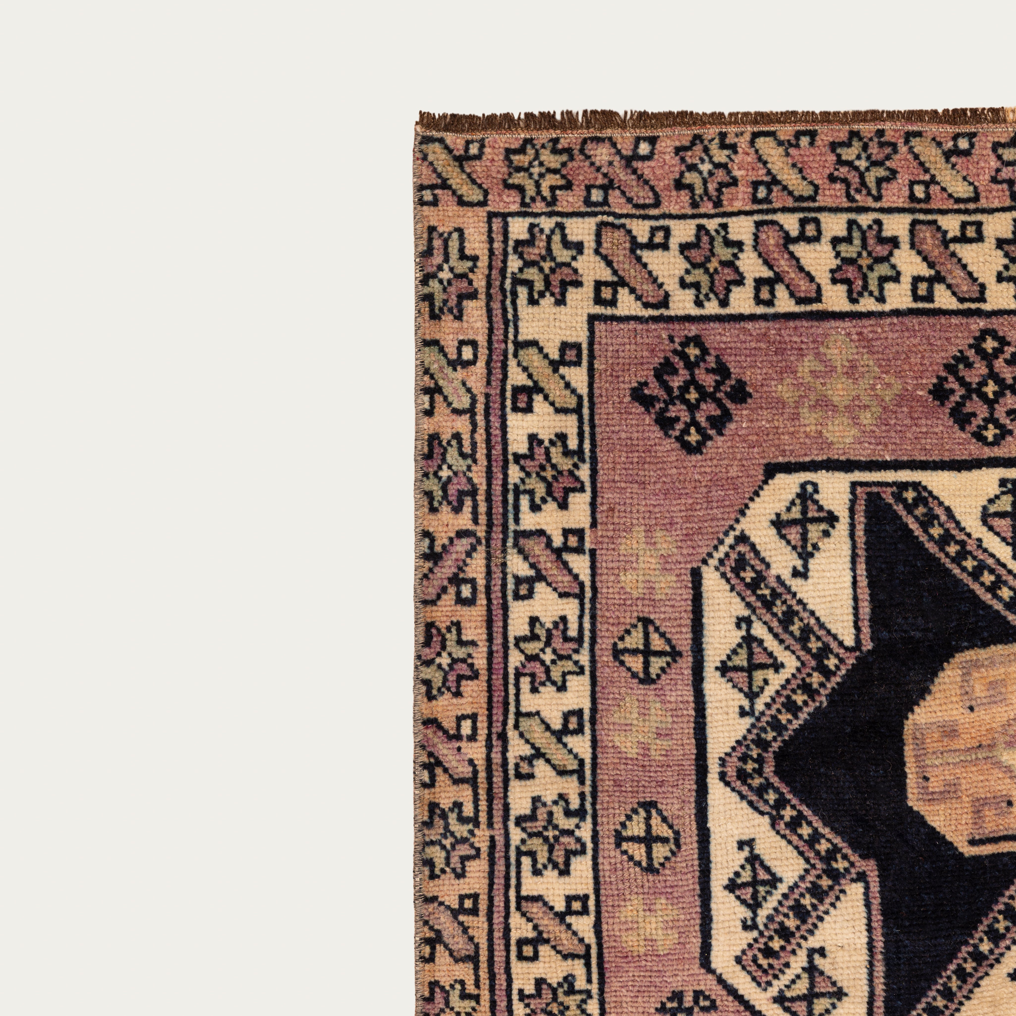 Navy Lilacs Runner 2'10" x 7'