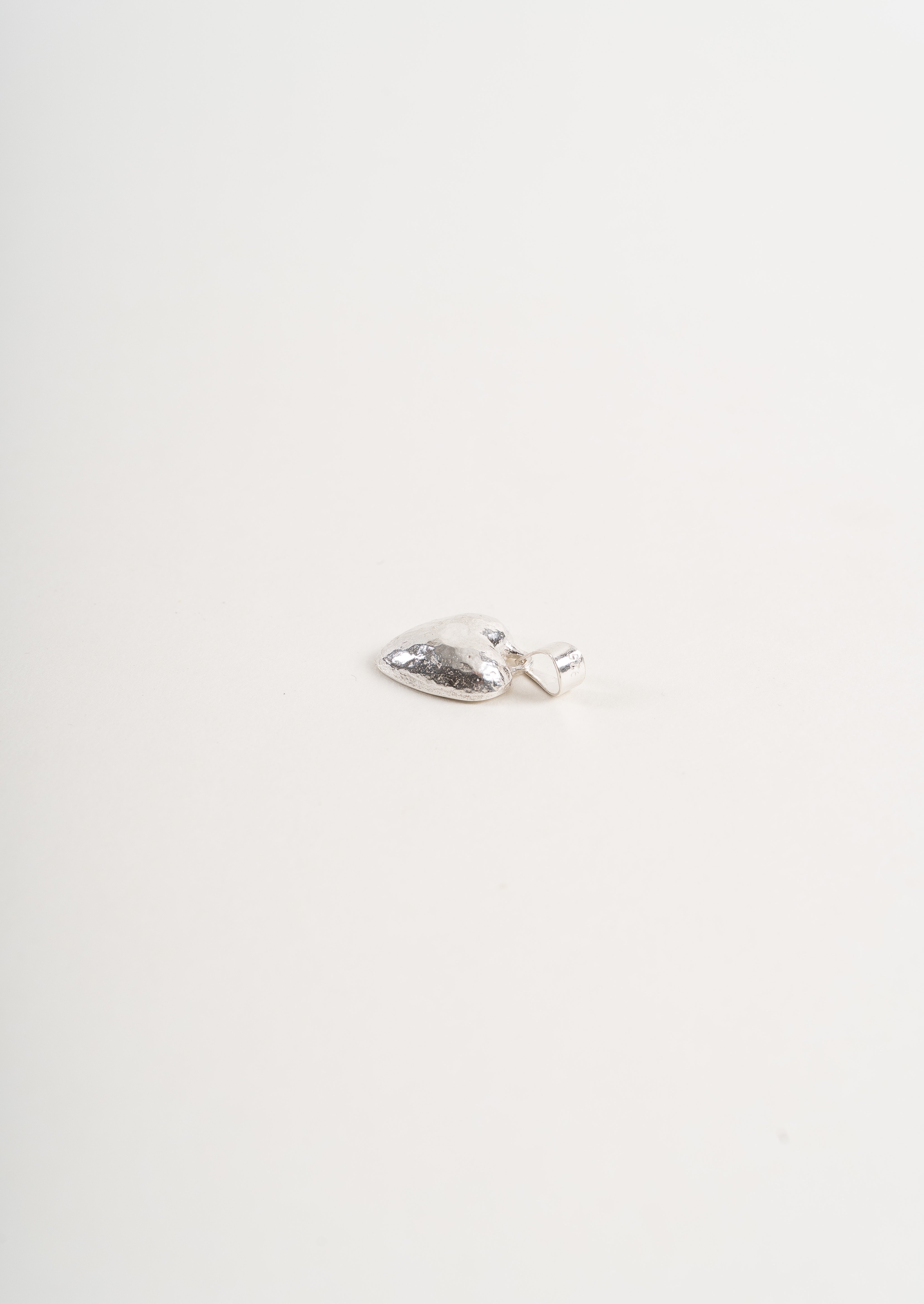 Hammered Heart Pendant