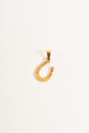 Hammered Horseshoe Pendant