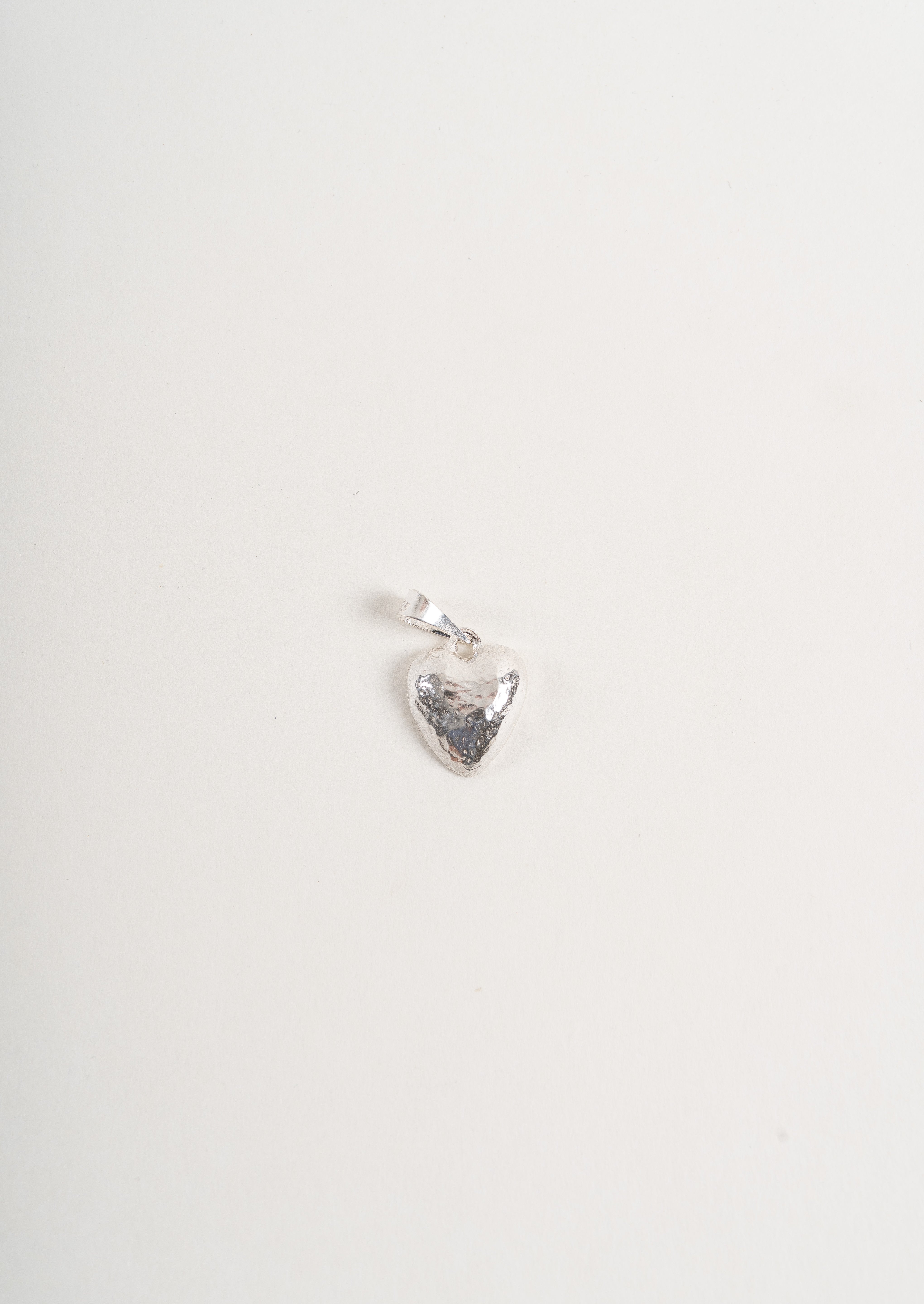 Hammered Heart Pendant