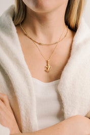 Vintage Skier Pendant