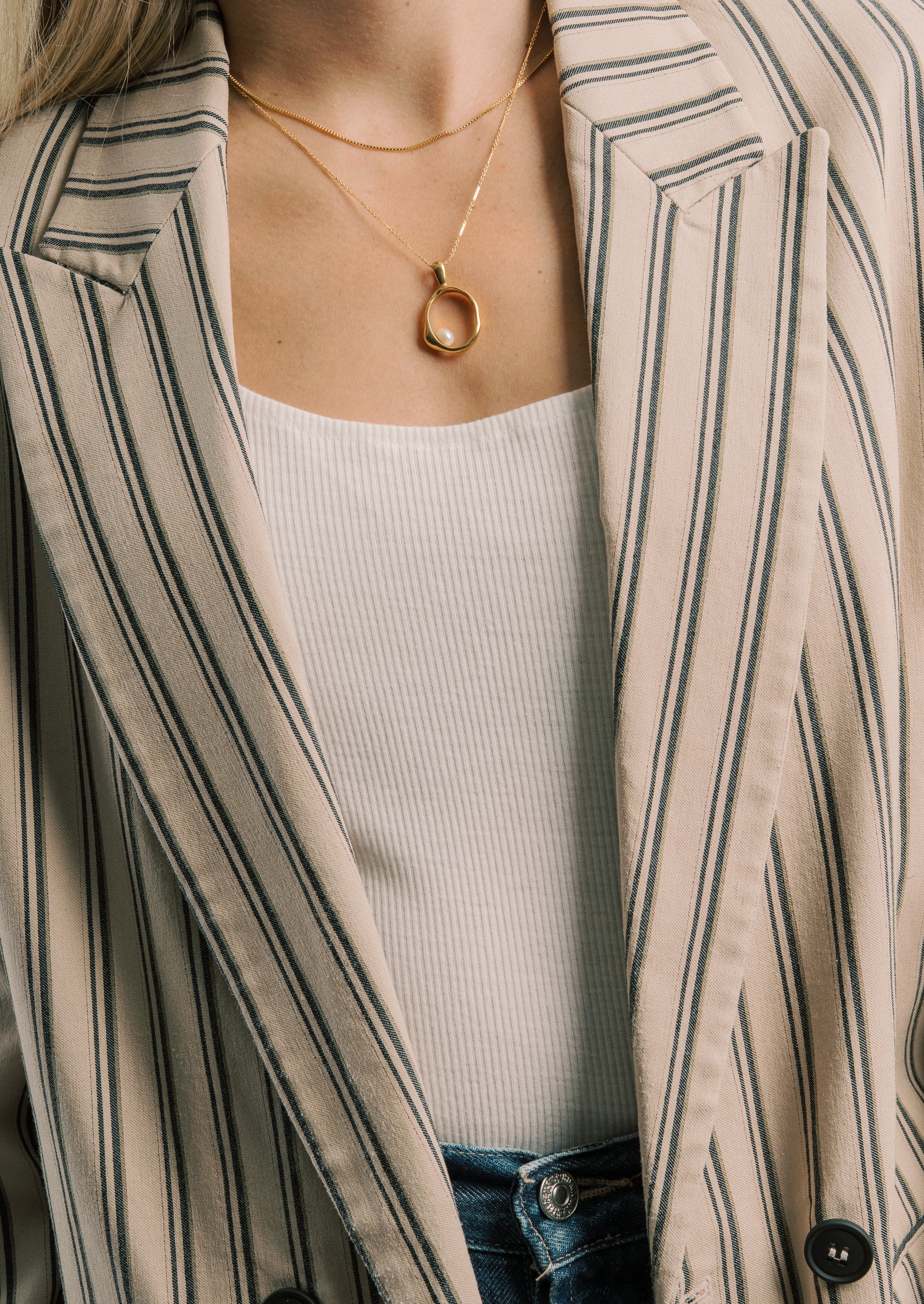 Organic Pearl Pendant