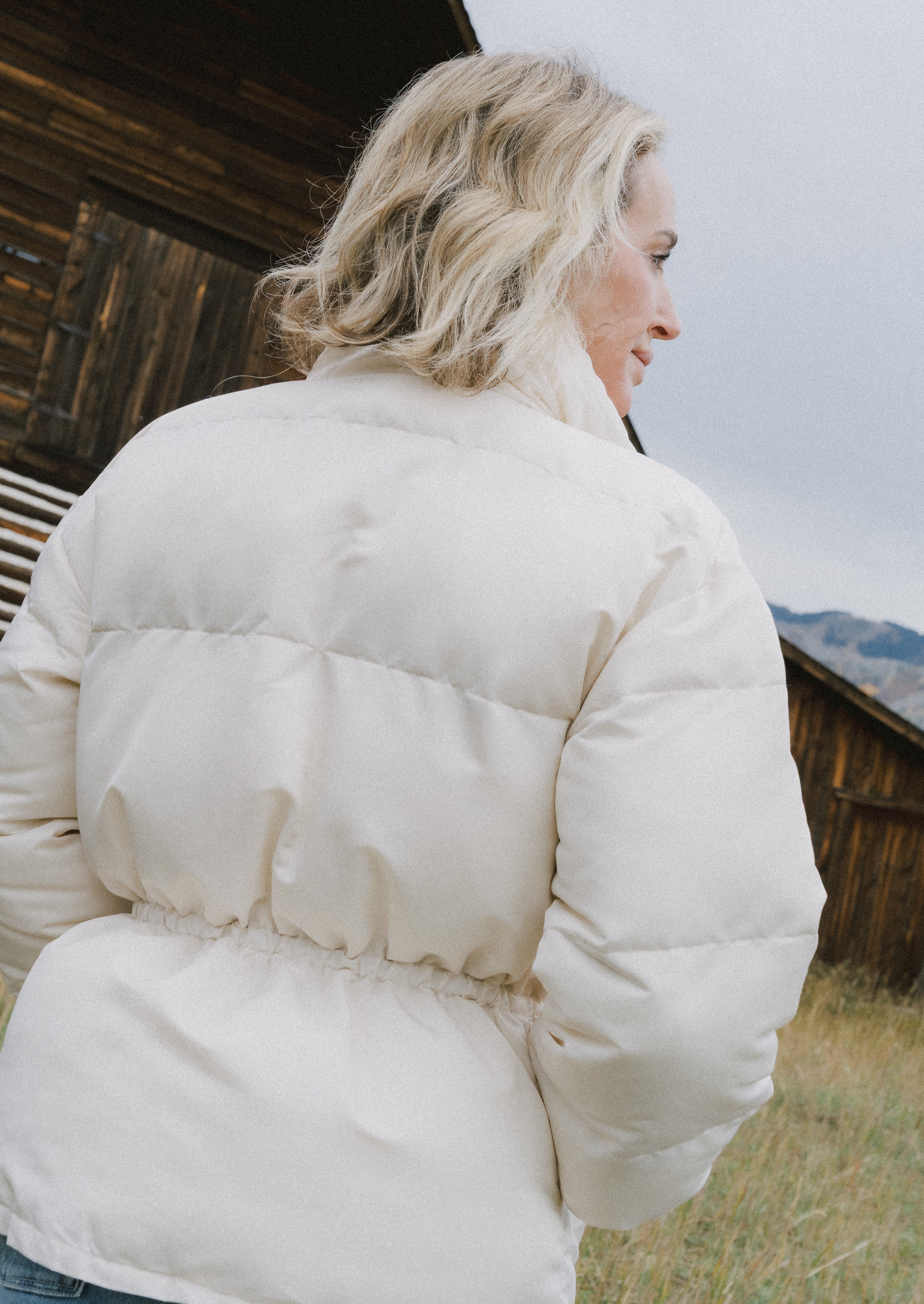Sculpted Puffer Jacket