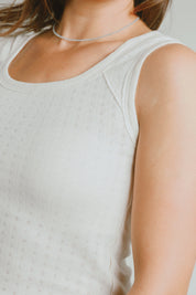 Pointelle Tank