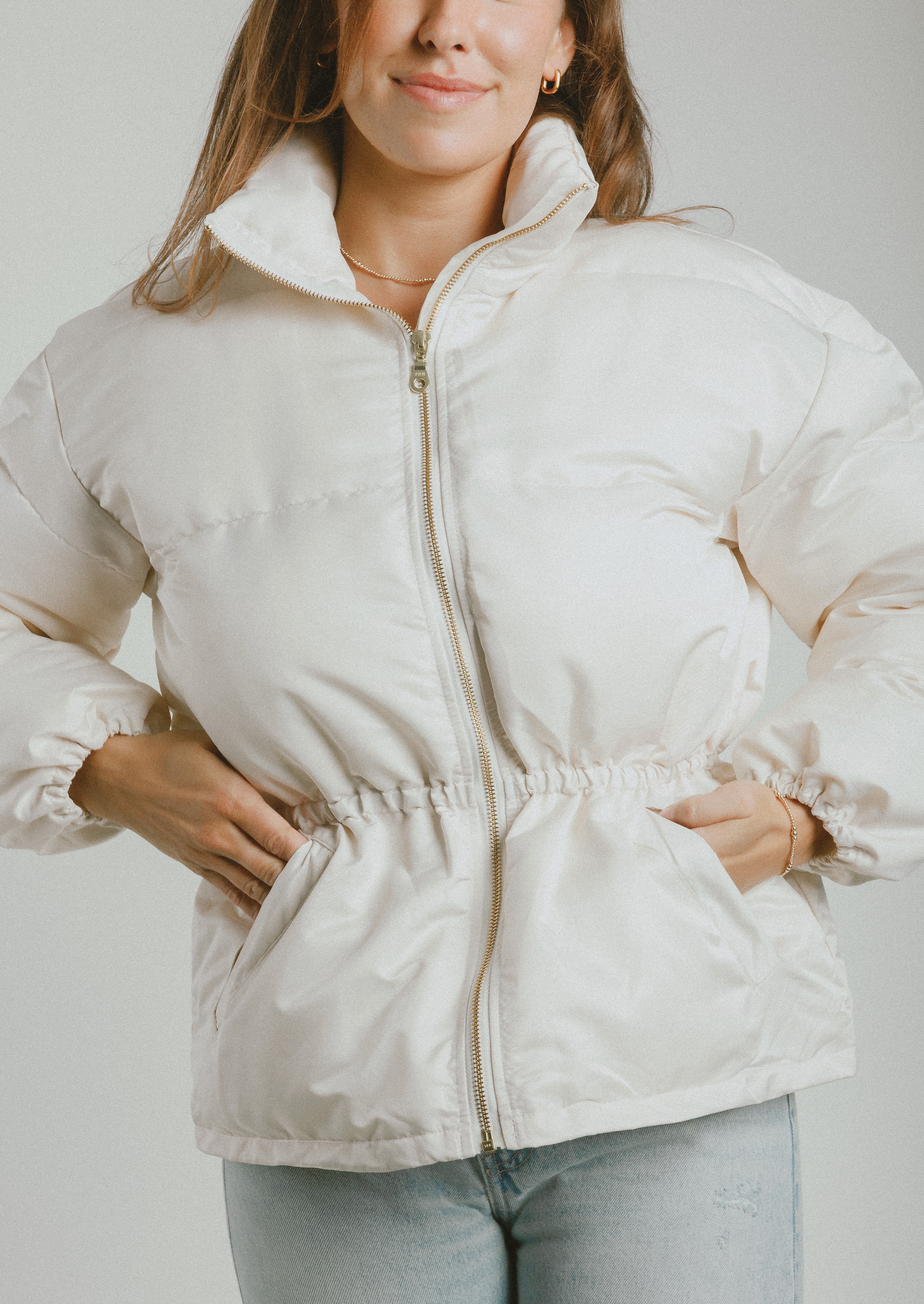 Sculpted Puffer Jacket
