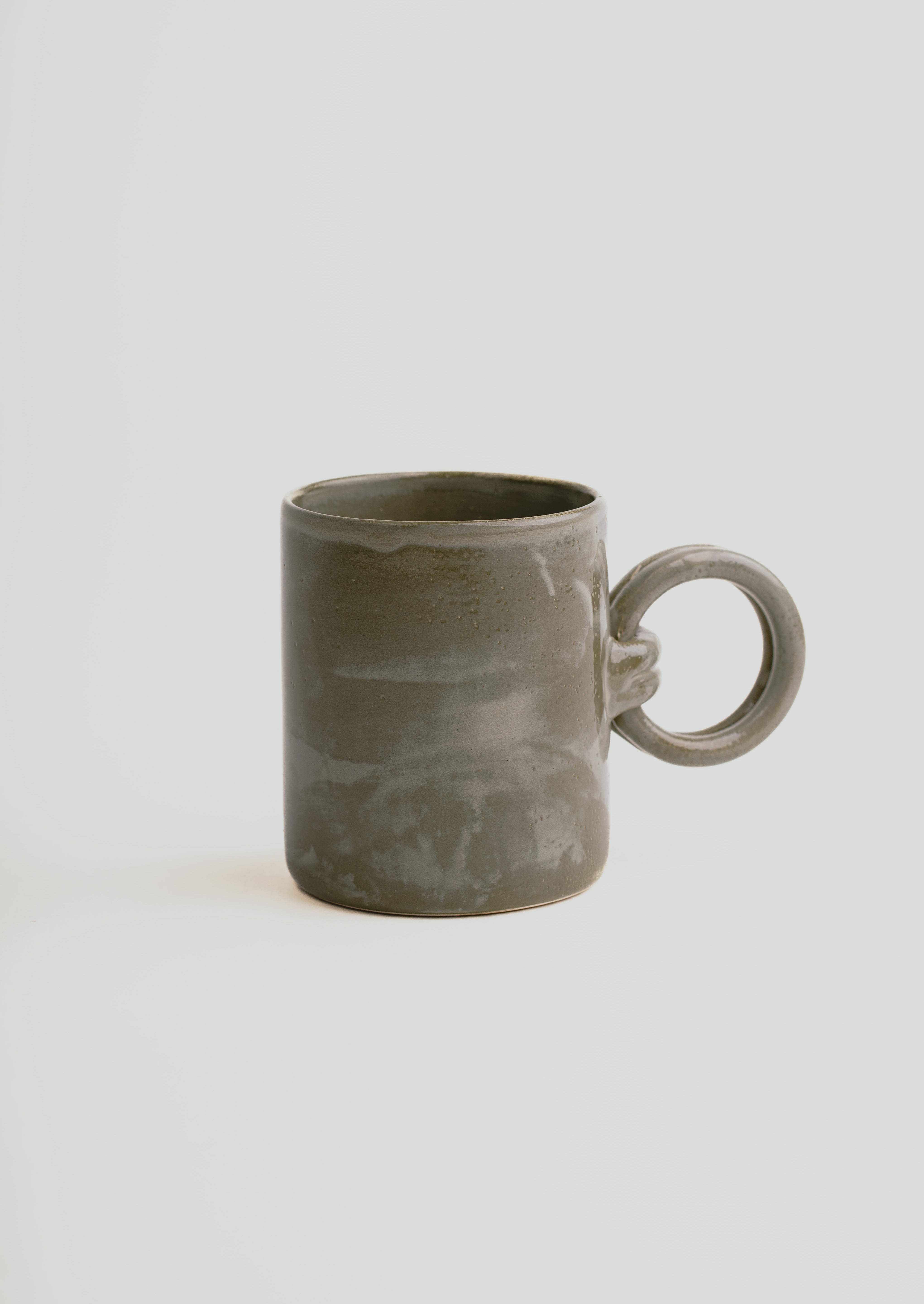 Skinny Double Wrap Handle Mug