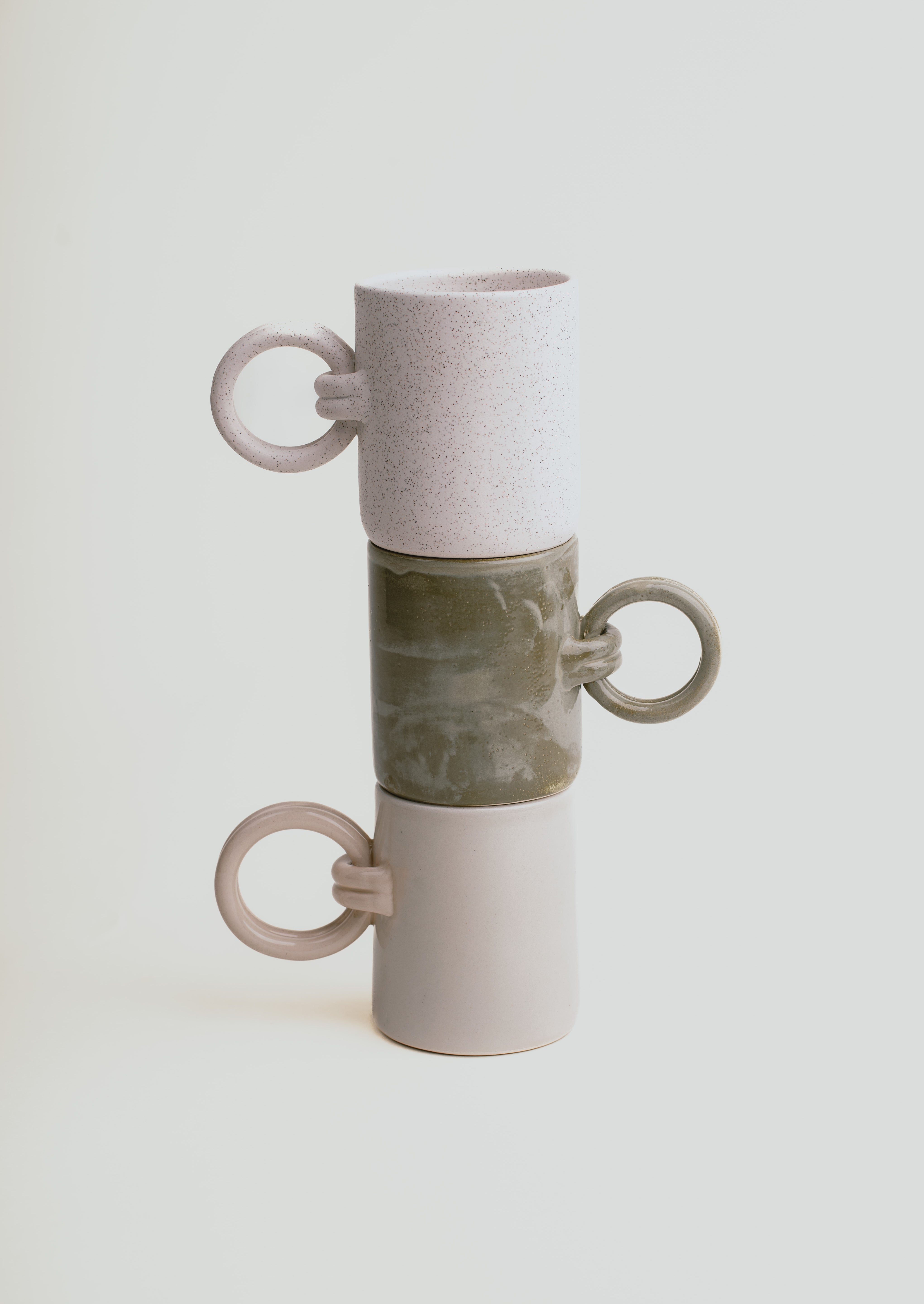 Skinny Double Wrap Handle Mug