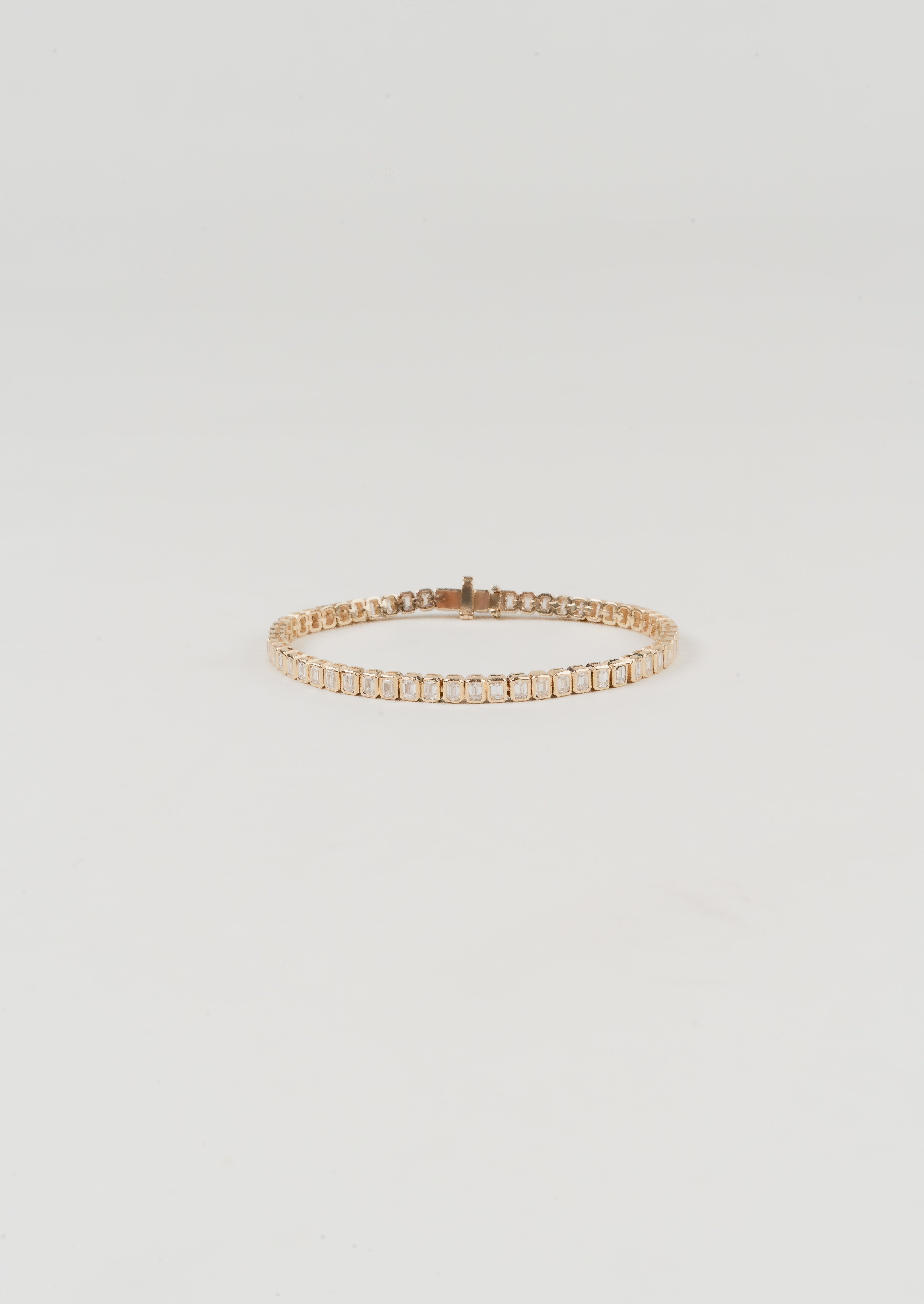 Baguette Diamond Tennis Bracelet