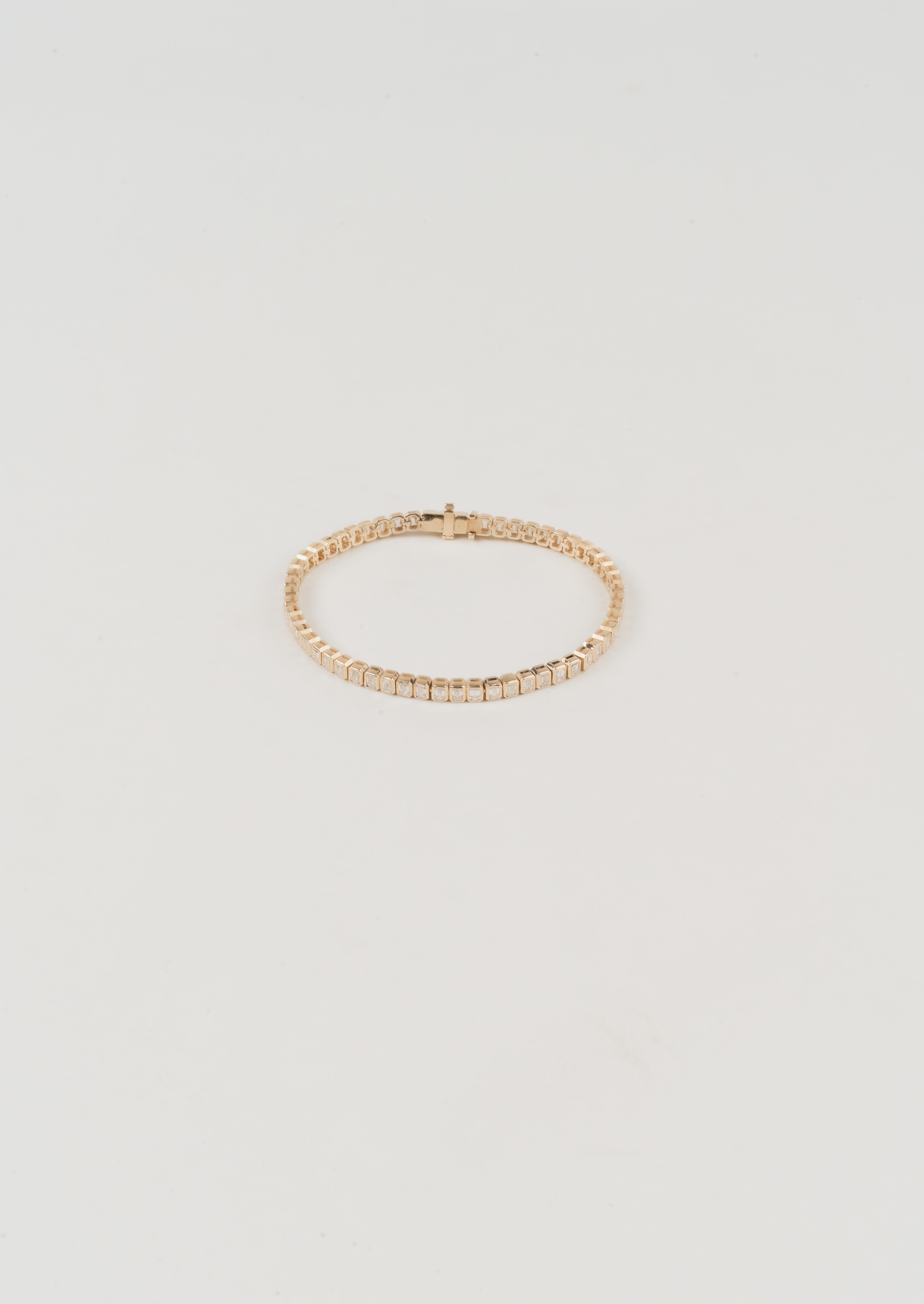 Baguette Diamond Tennis Bracelet