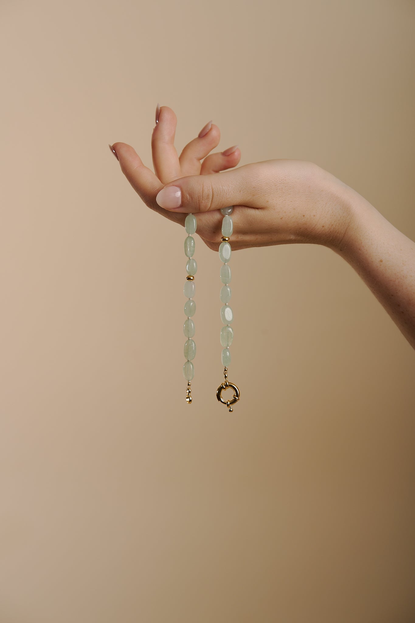 Mint Beaded Necklace