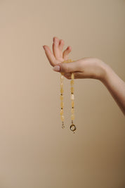 Honey Beaded Necklace