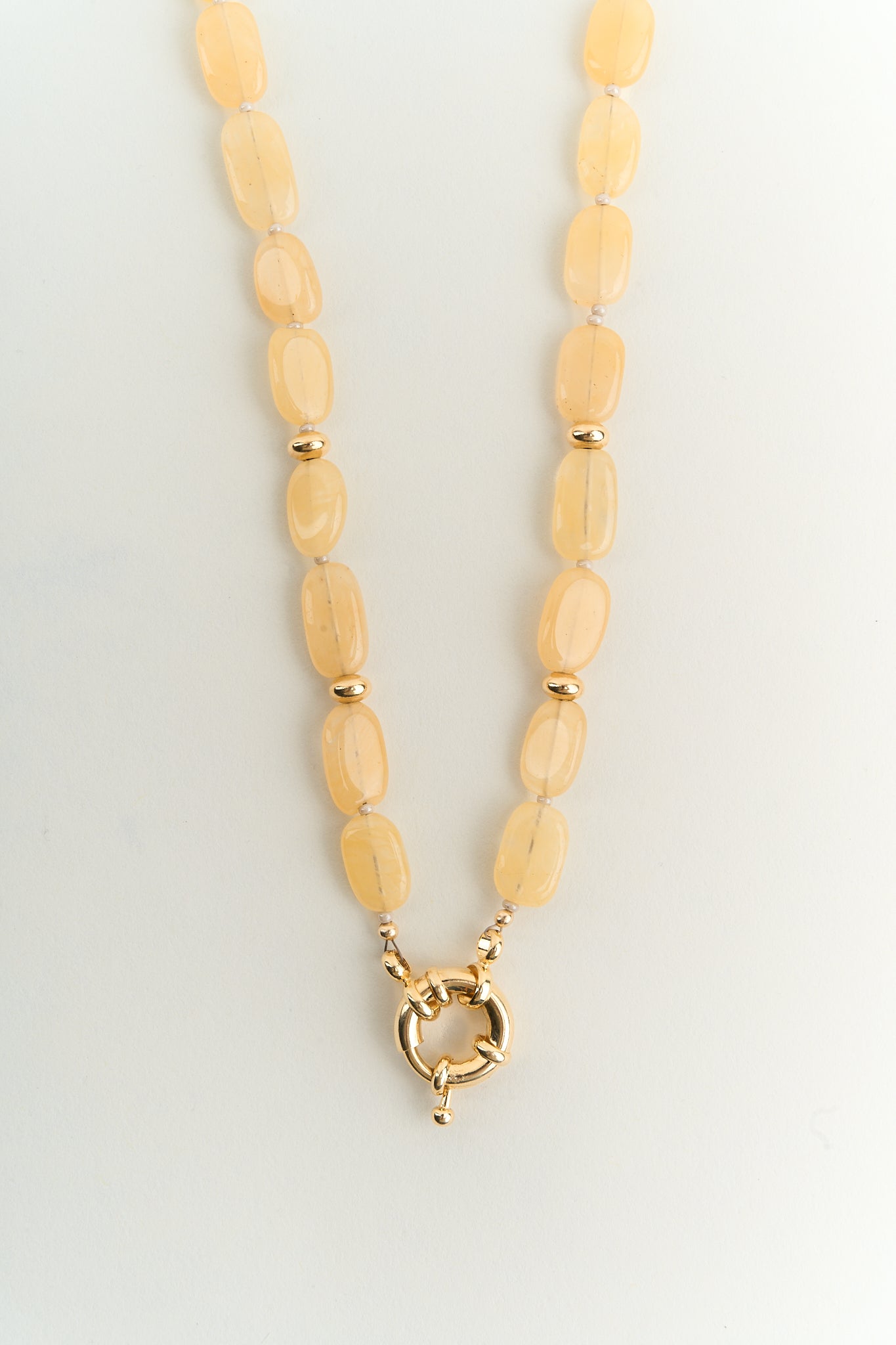 Honey Beaded Necklace