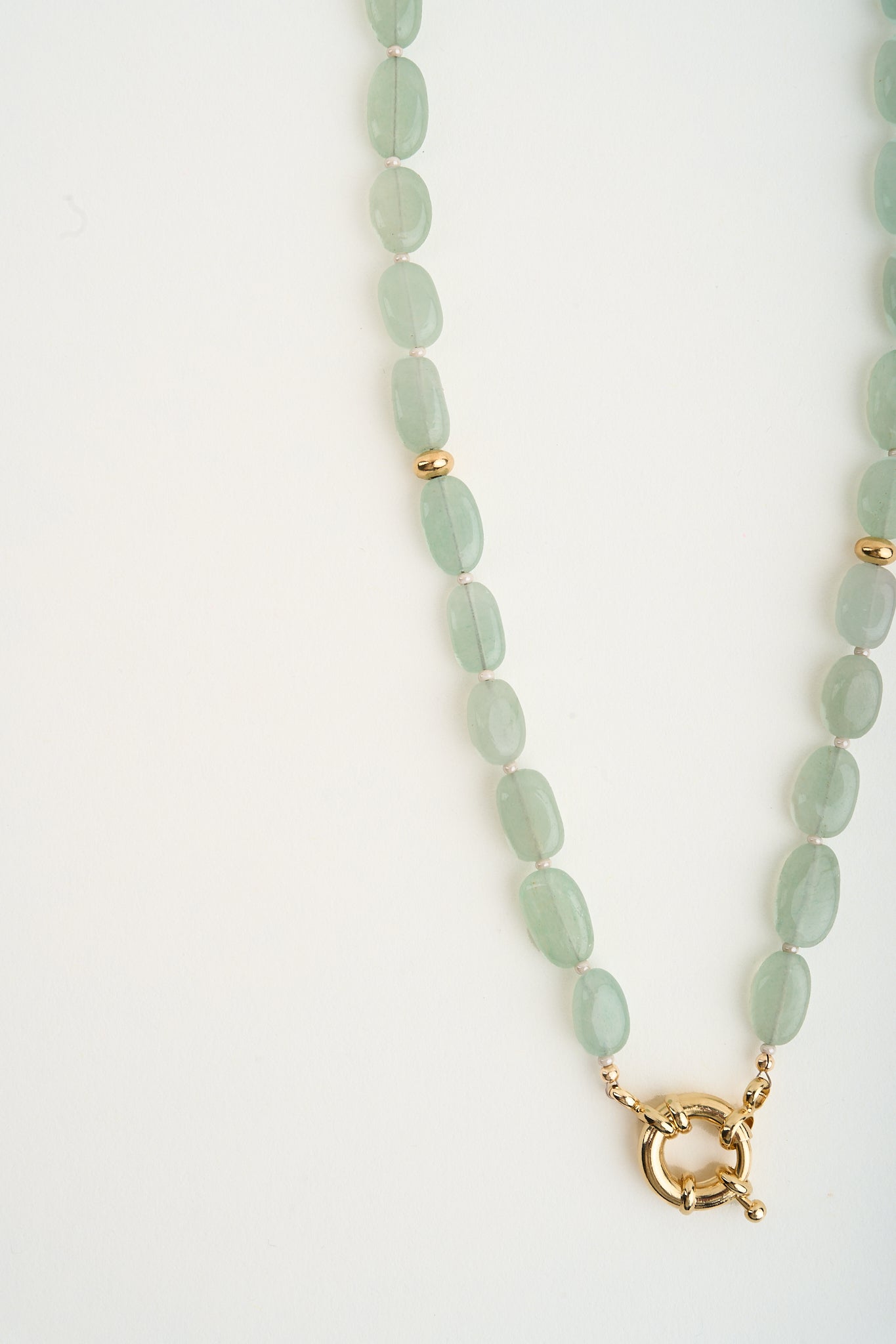 Mint Beaded Necklace
