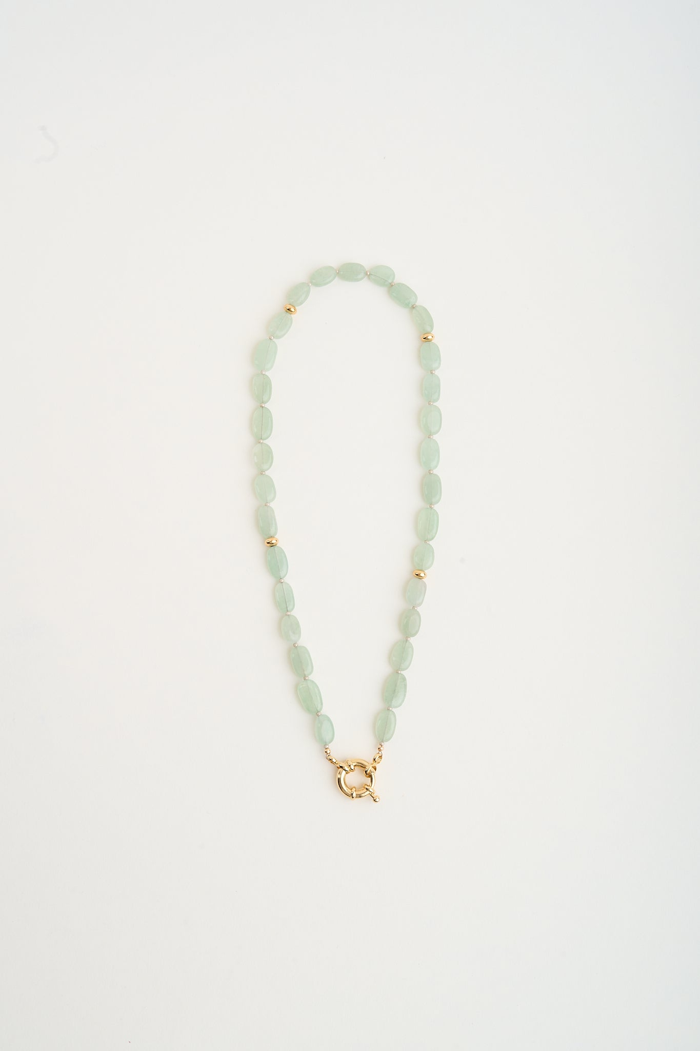 Mint Beaded Necklace