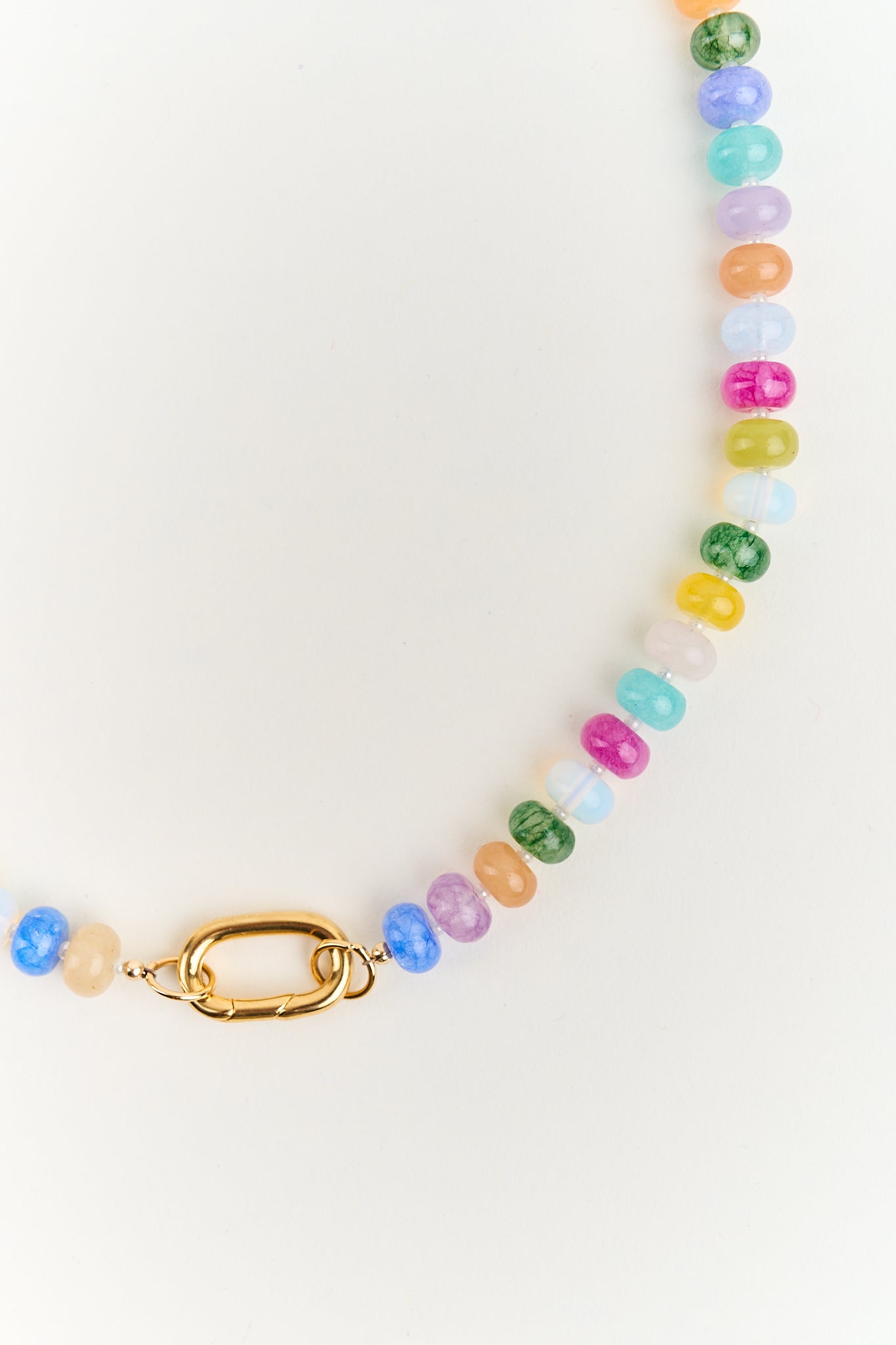 Candy Necklace - Rainbow Jade