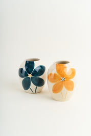 Grande Flor Vase - Navy